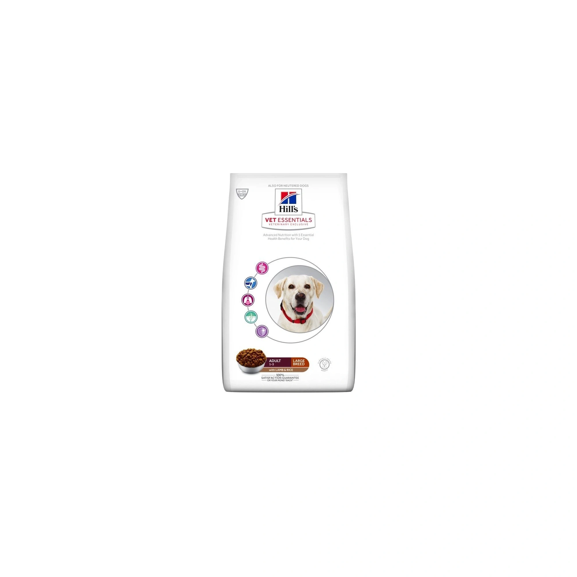 Hill s Vet Essentials Canine Adult Large Breed Lamb&Rice 16kg - bárány és rizs