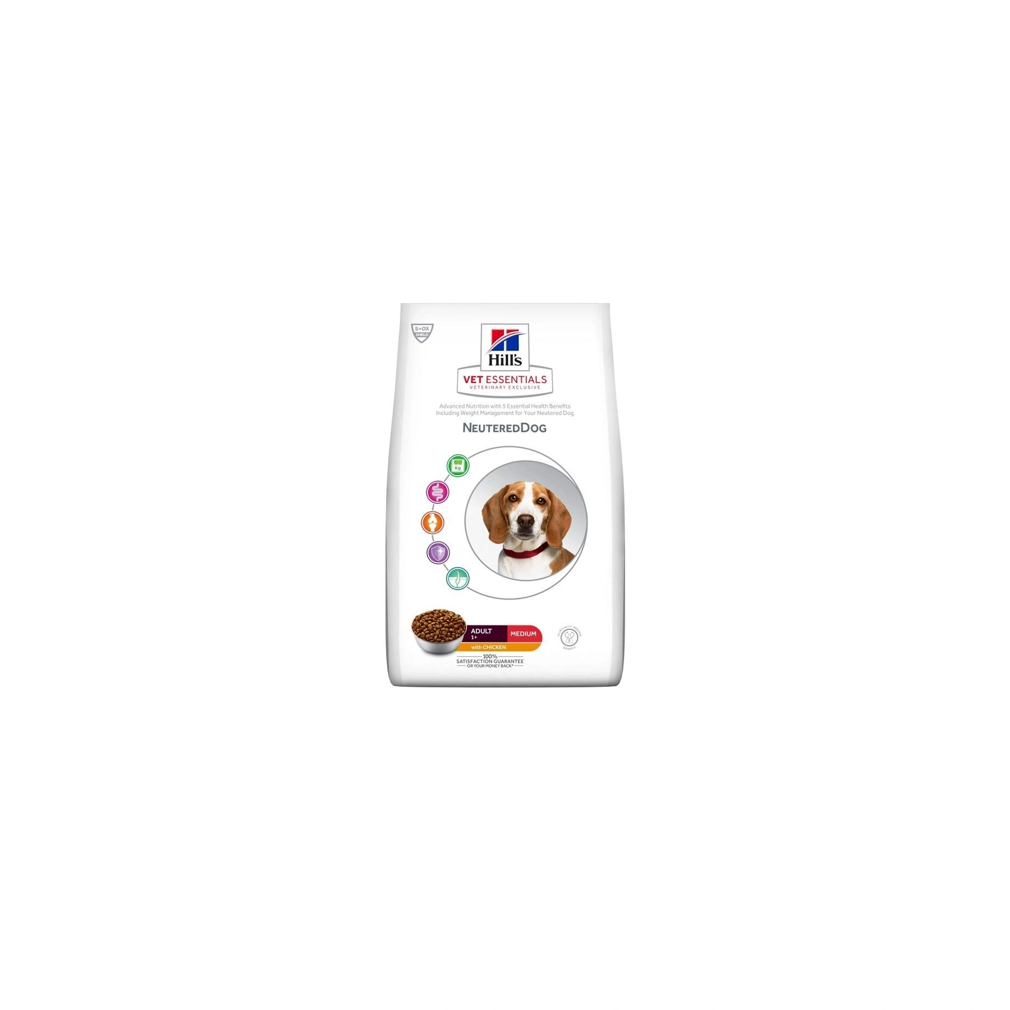 Hill s Vet Essentials Canine Adult Neutered Medium Chicken 10kg - csirke