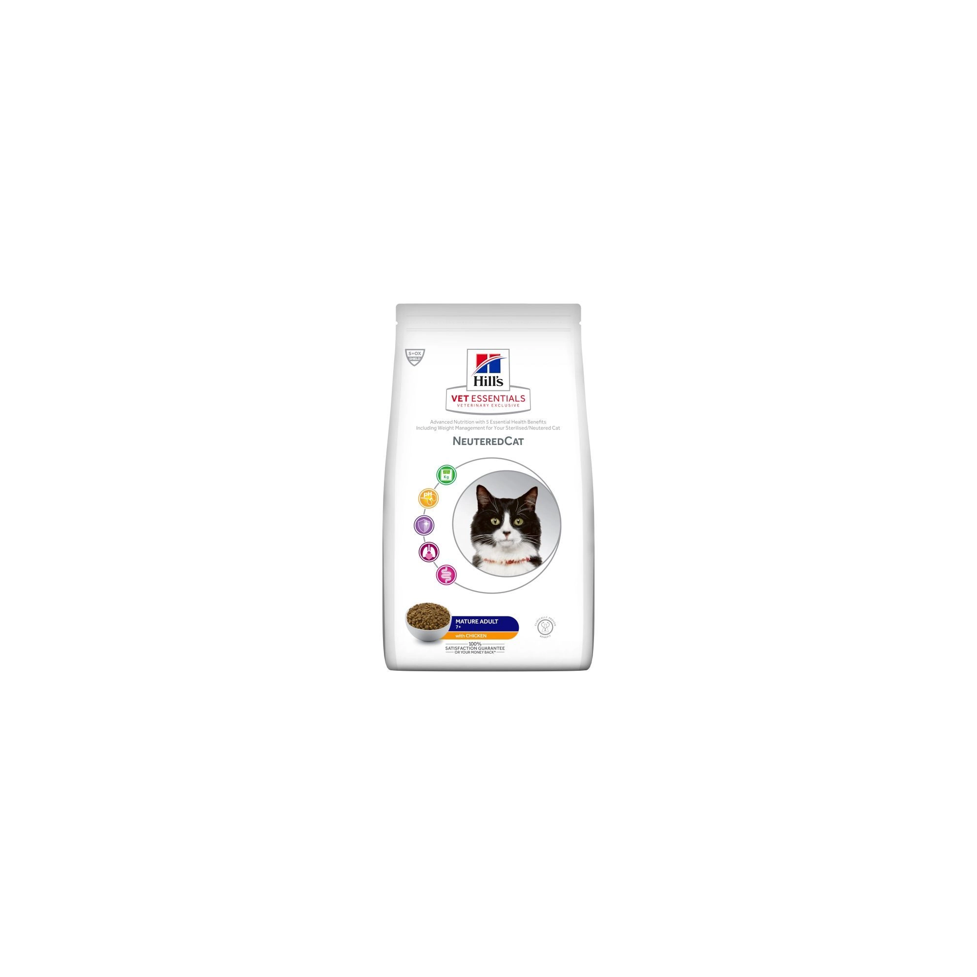 Hill´s Vet Essentials Feline Mature Weight & Neutered Chicken 1.5 kg - csirke