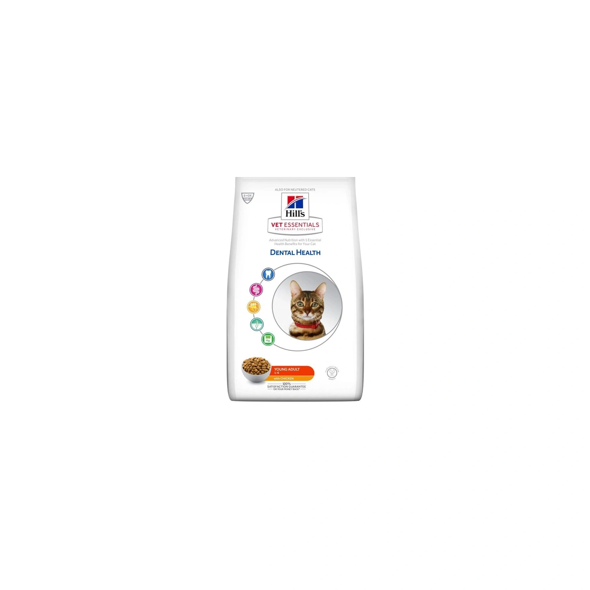 Hill s Vet Essentials Feline Yadult Dental Chicken 2.5kg - csirke