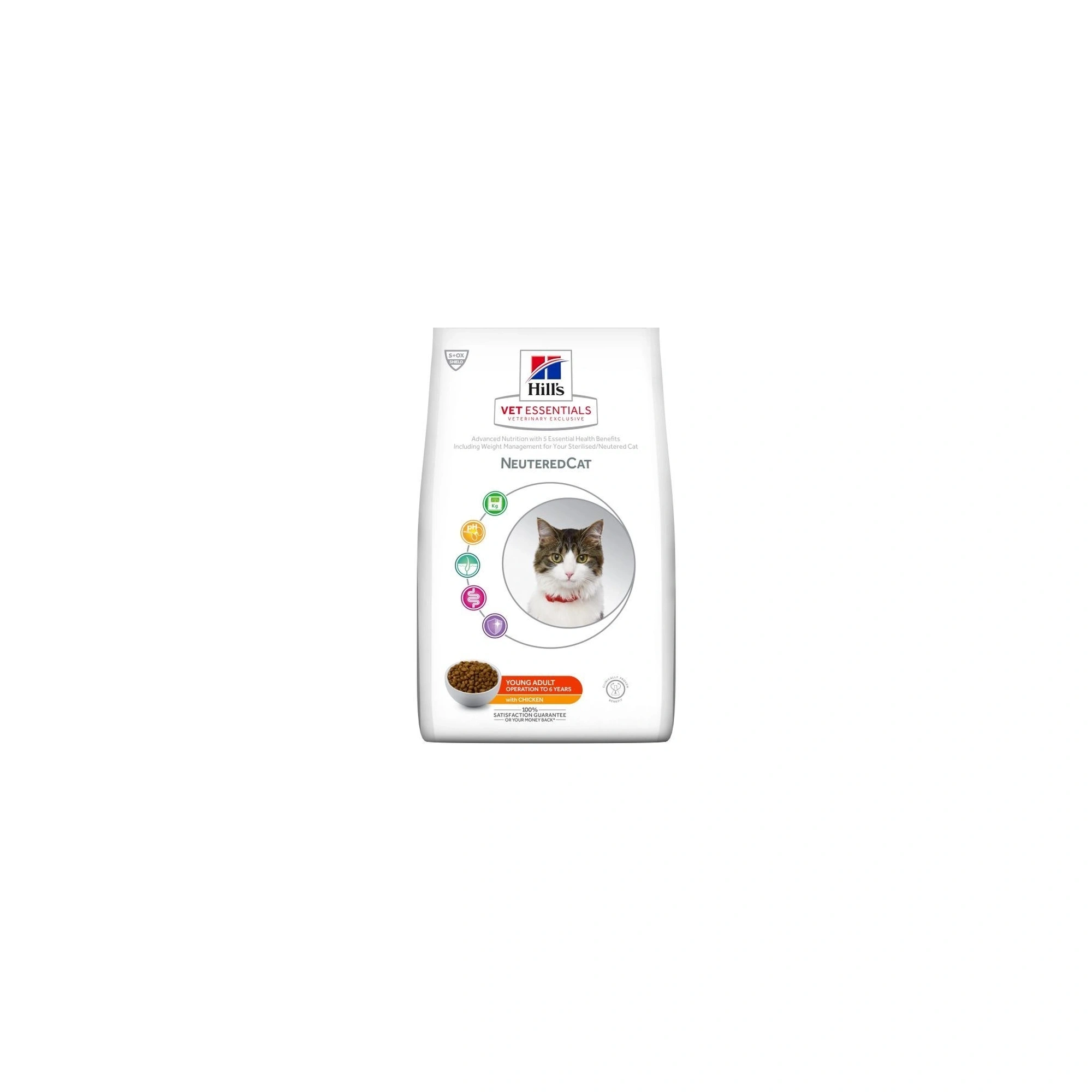 Hill s Vet Essentials Feline Yadult Neutered Chicken 2.5kg - csirke