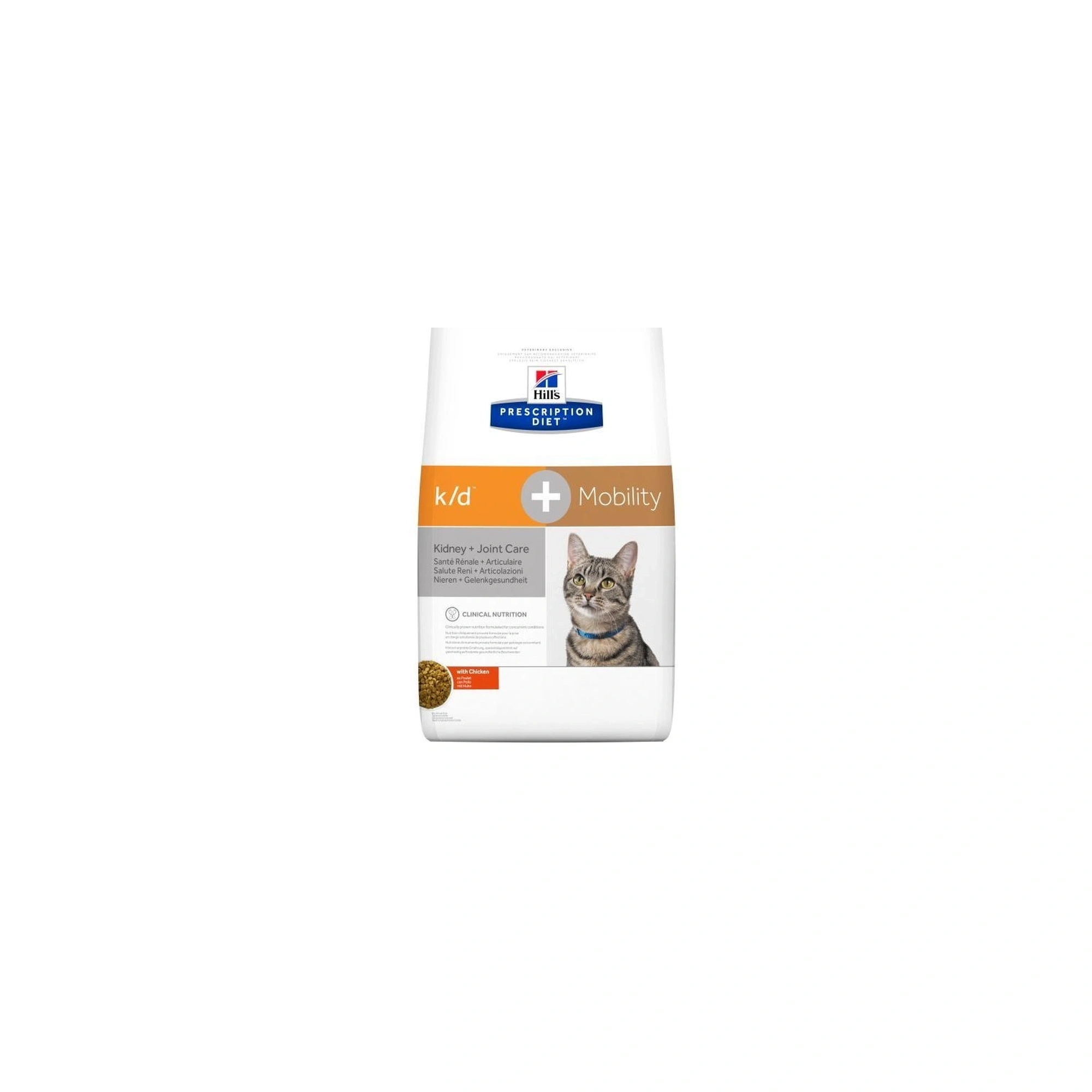 Hills PD Feline K/D + Mobility 5 kg - krónikus vesebetegség és izületi támogatás