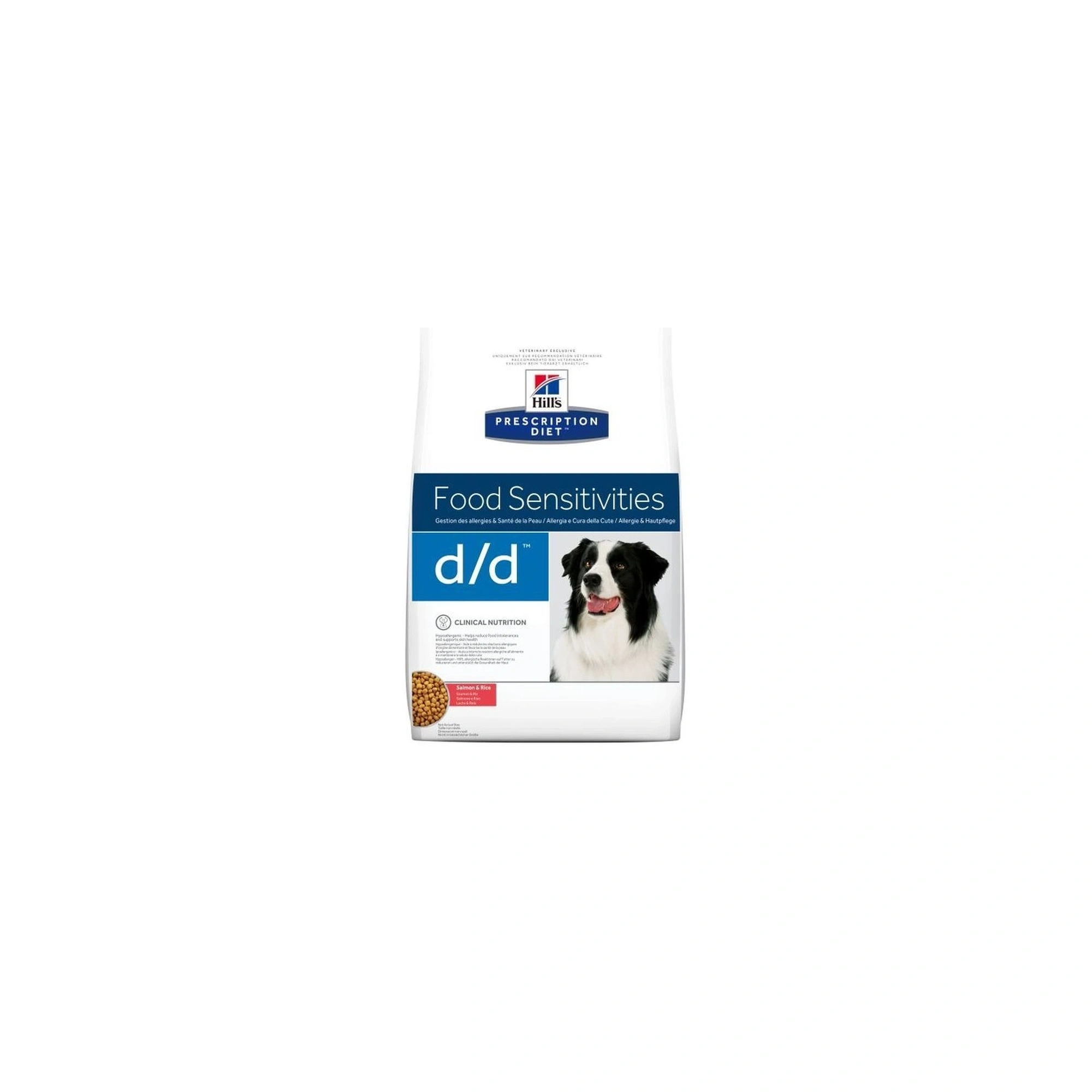 Hills Pescription Diet Canine D/D Salmon & Rice 12 kg - táplálékallergiás reakciók csökkentésér