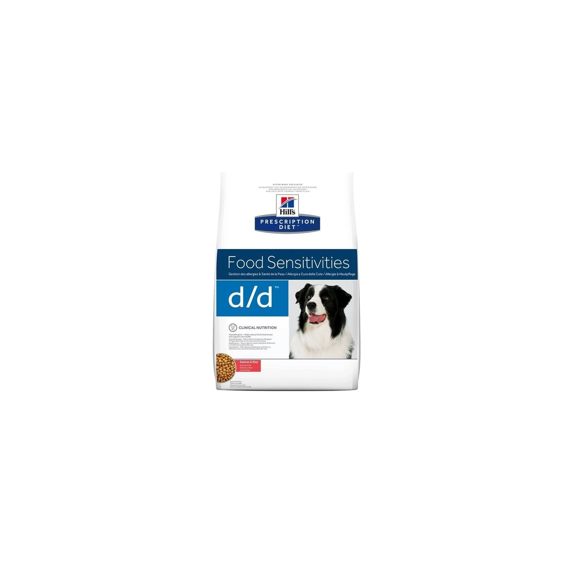Hills Pescription Diet Canine D/D Salmon & Rice 5 kg - táplálékallergiás reakciók csökkentésére