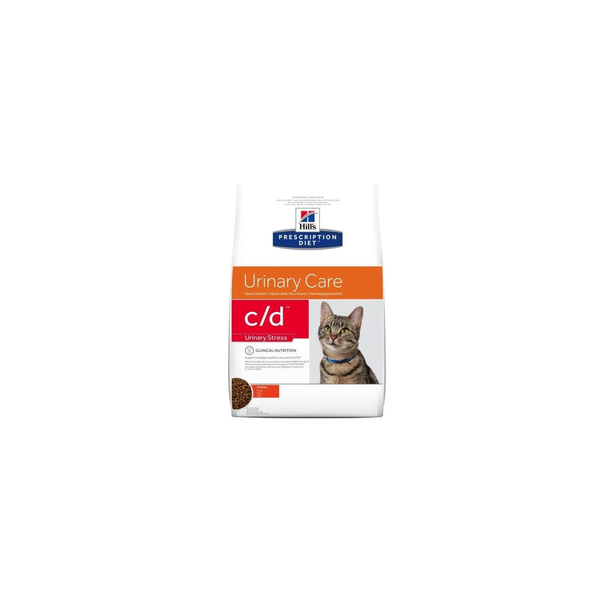 Hills Pescription Diet Feline C/D Multicare Urinary Stress 4 kg - a stressz okozta Idiopatikus