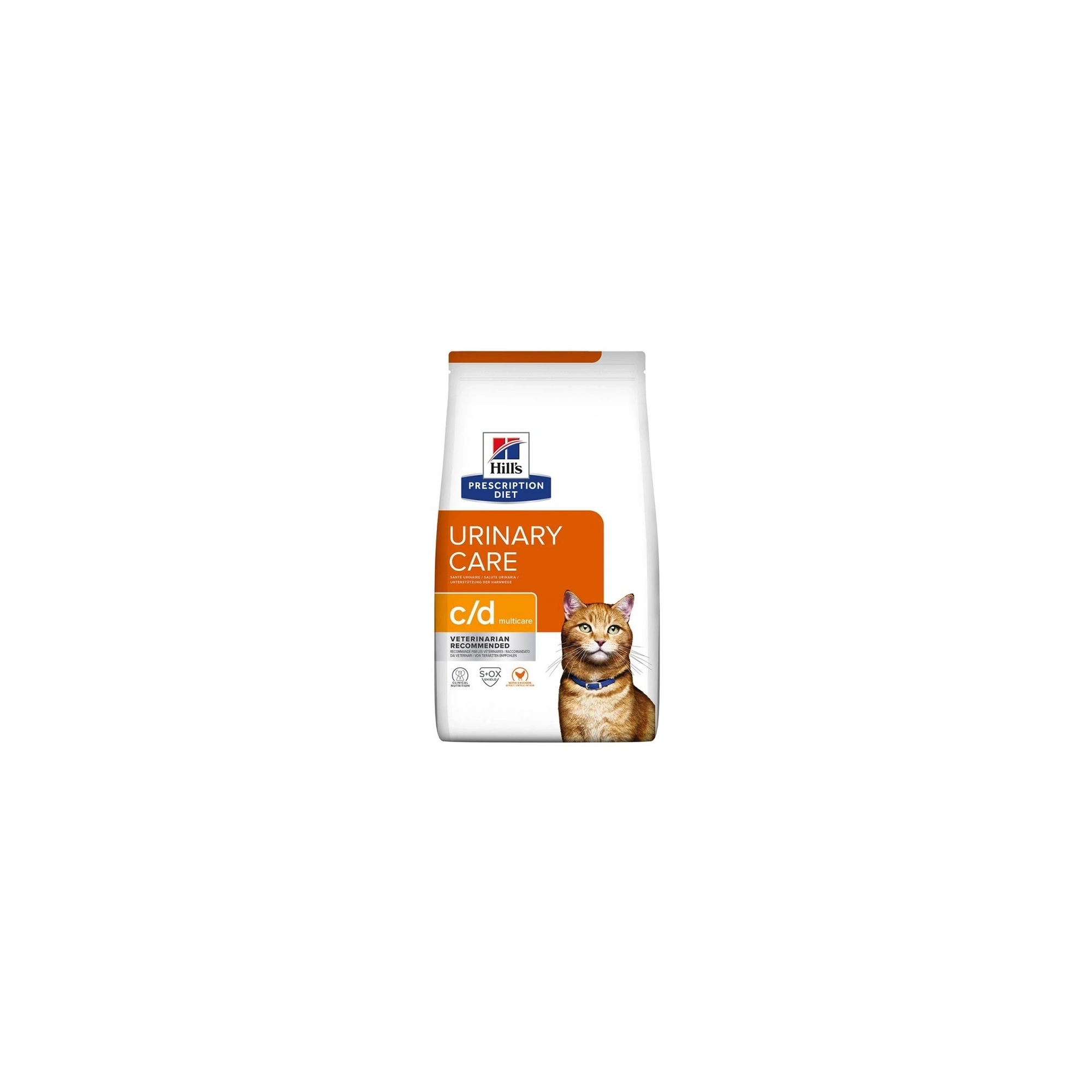 Hills Pescription Diet Feline C/D Ocean Fish Multicare 15 kg - struvit és kalcium-oxalát húgy
