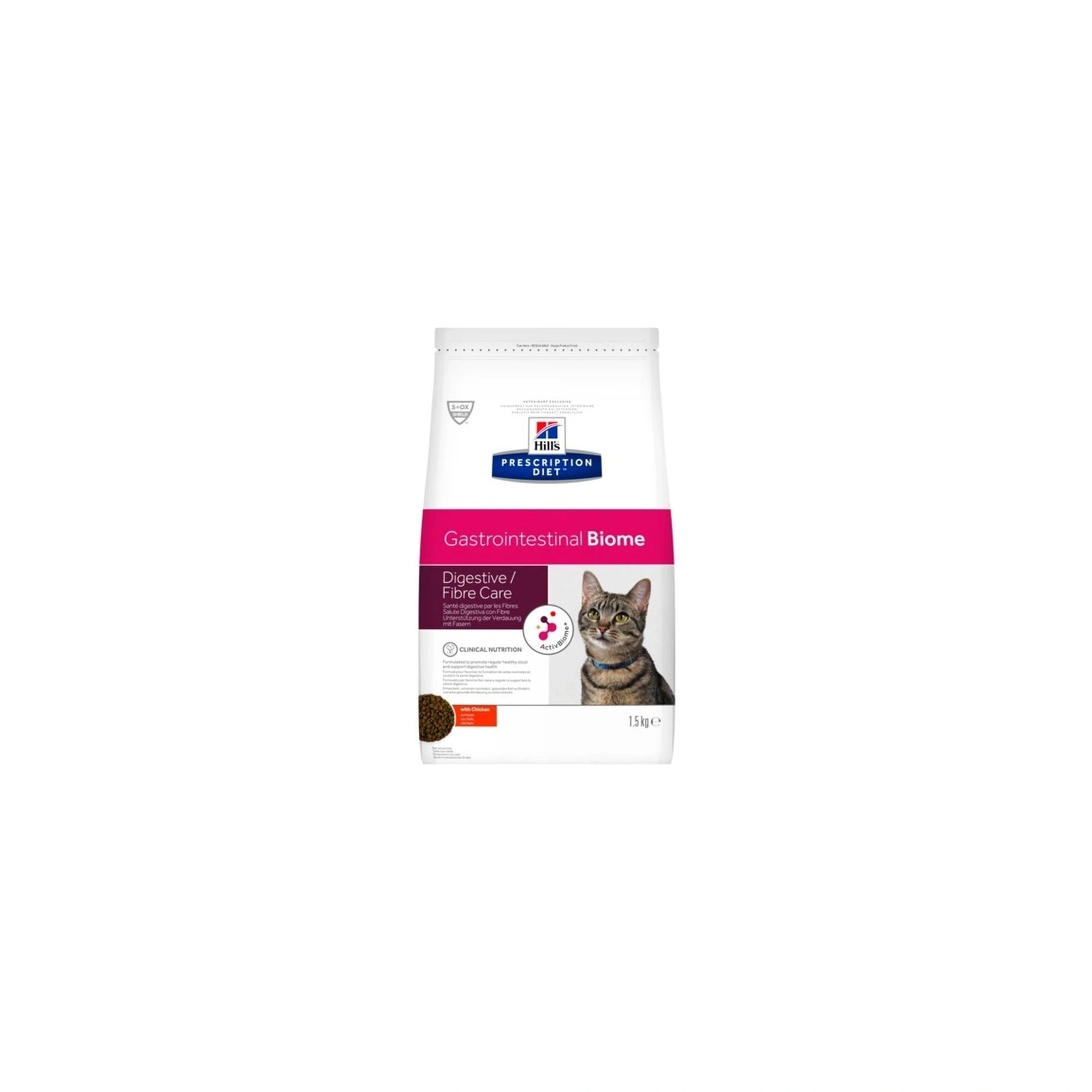 Hills Pescription Diet Feline GI Biome 5 kg - székrekedés, rostérzékeny, szteroidokra reagáló e