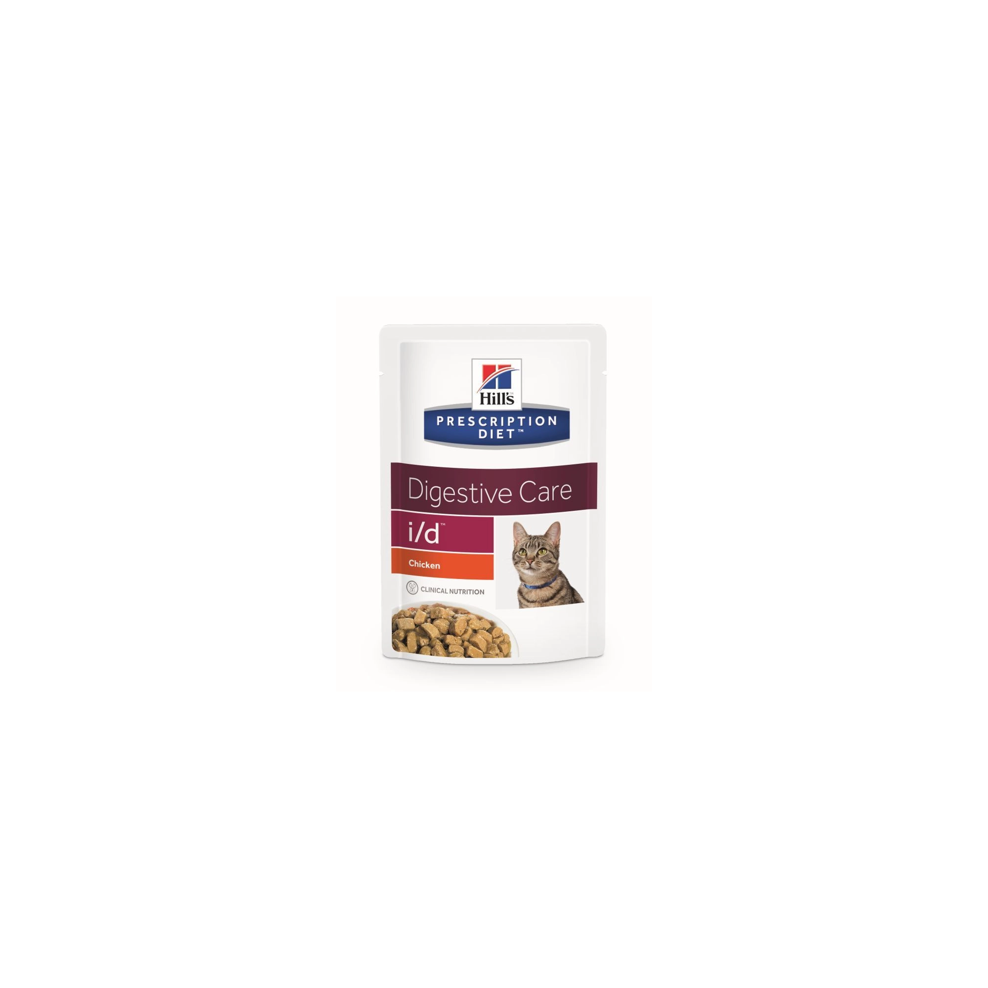 Hills Pescription Diet Feline I/D Pouch Chicken 12x85g - gasztrointesztinális rendellenességek