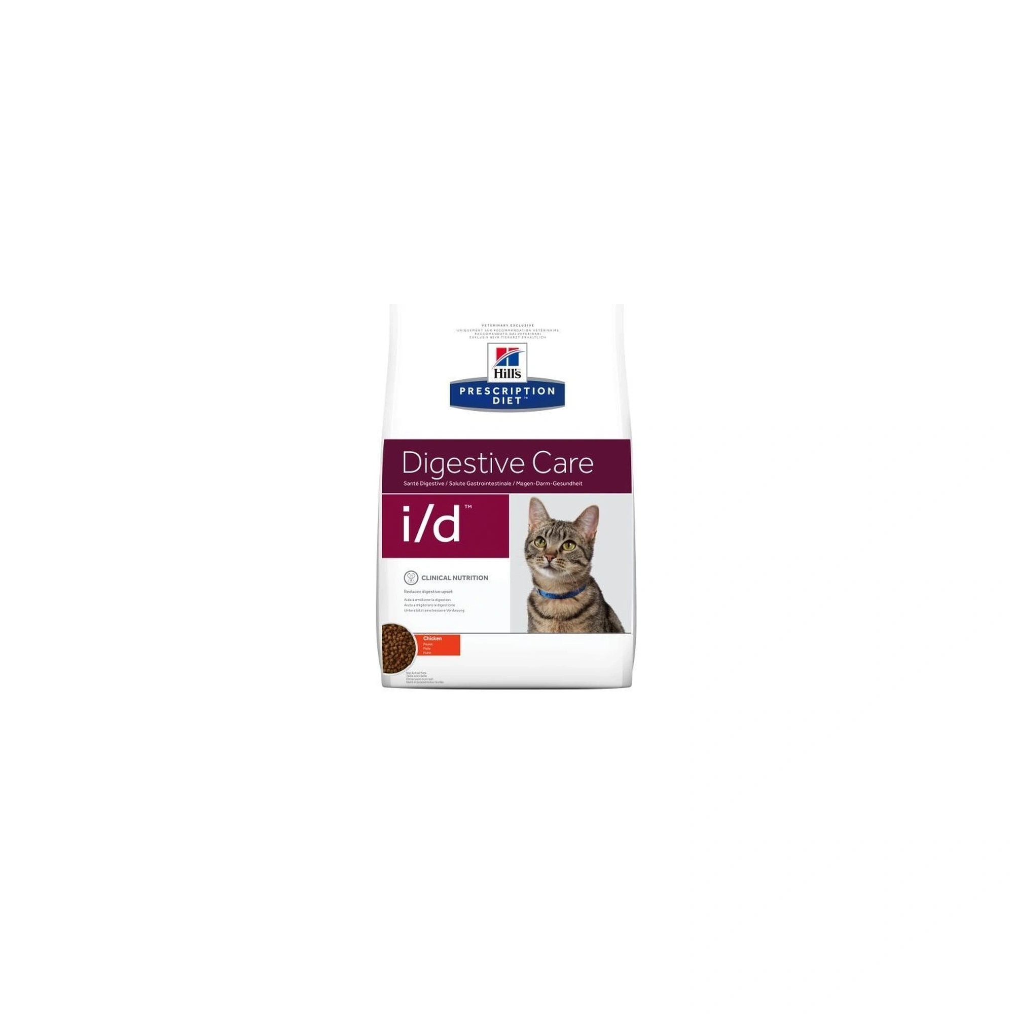 Hills Pescription Diet Feline I/D 5 kg - gasztrointesztinális rendellenességek