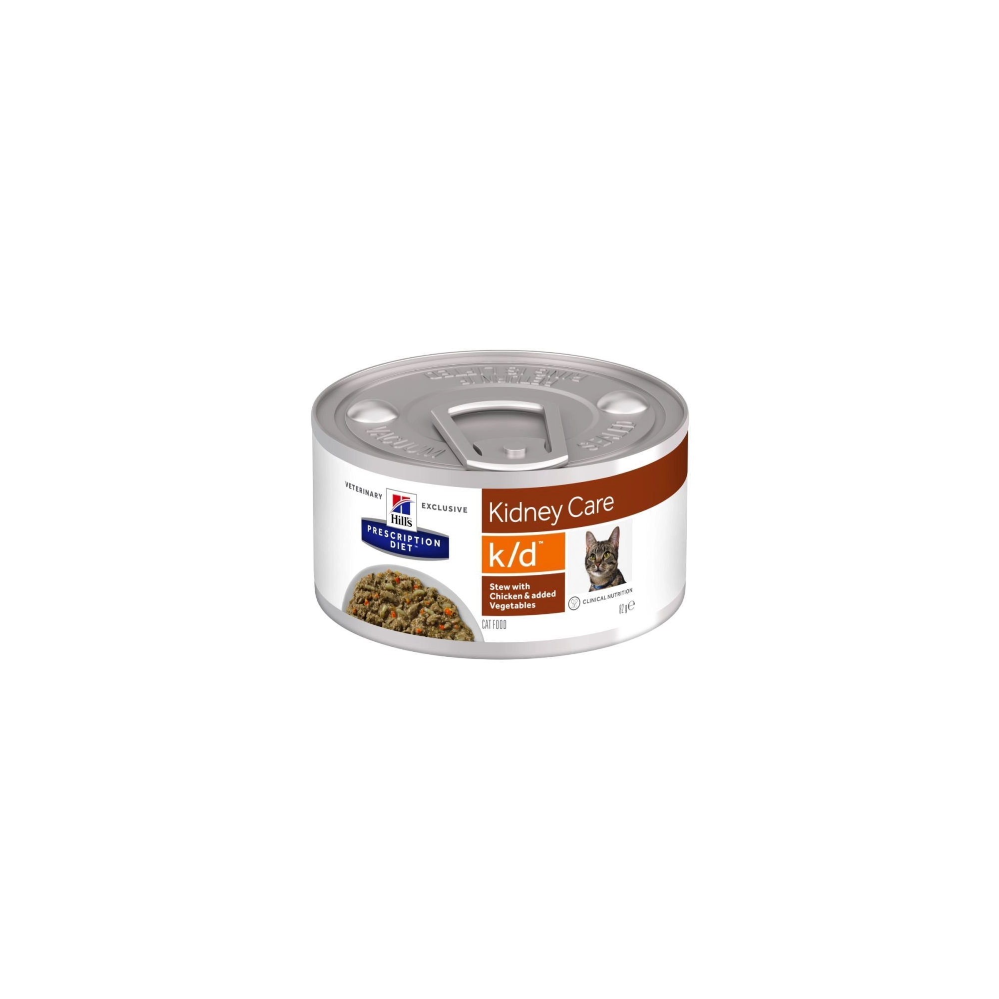 Hills Pescription Diet Feline K/D 82 g - krónikus vese- és szívelégtelenség; urát és cisztin hú