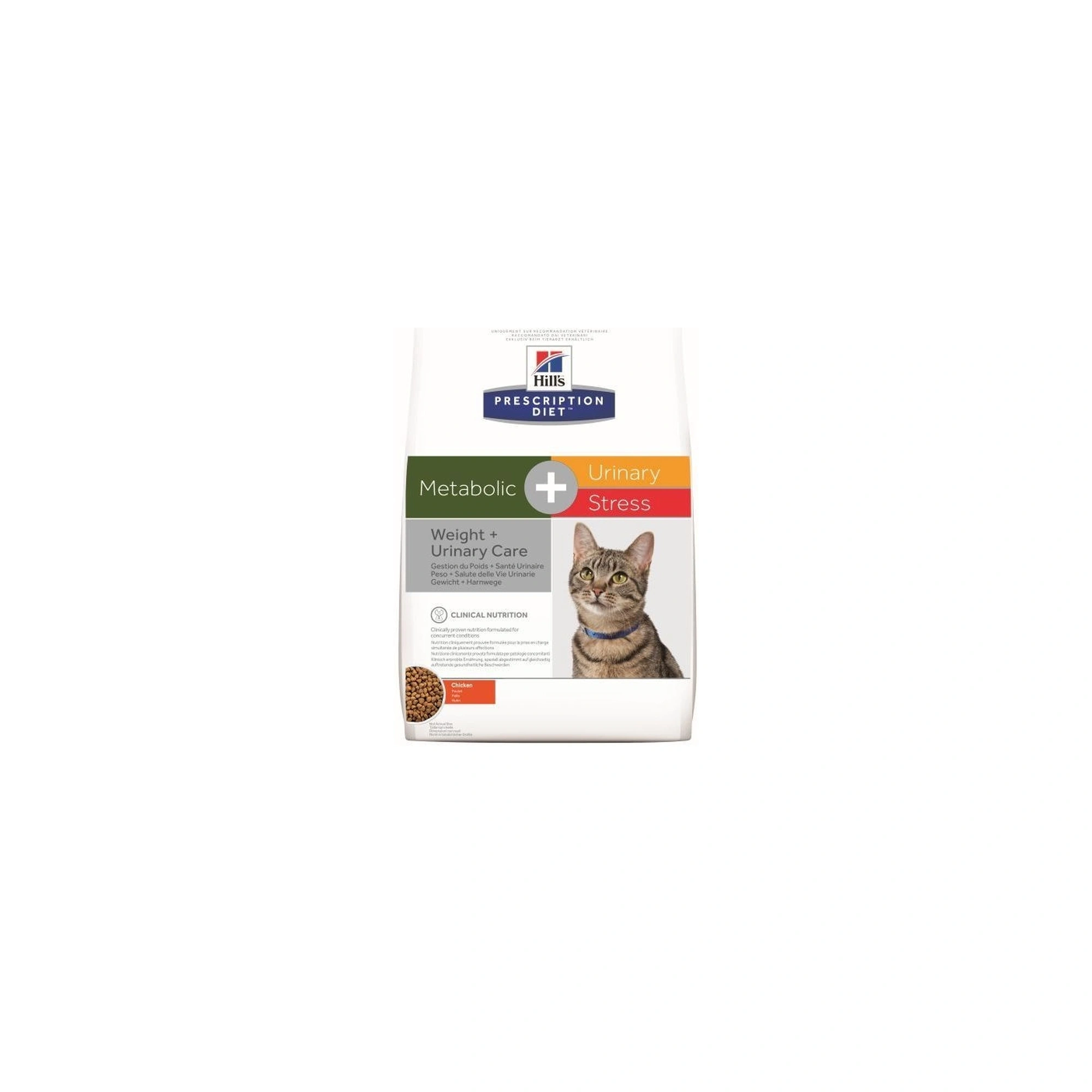 Hills Pescription Diet Feline Meta+Urinary Stress 4 kg - stressz okozta idiopatikus húgyhólyag-