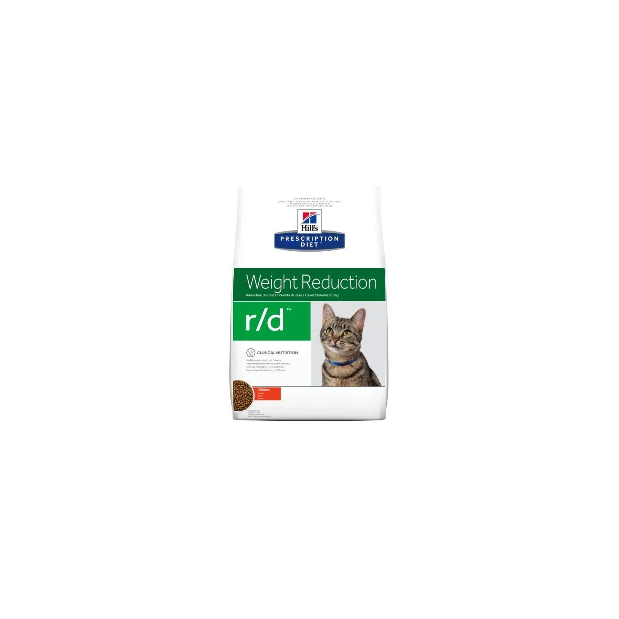 Hills Pescription Diet Feline R/D 5 kg - elhízás, fibrát kezelés
