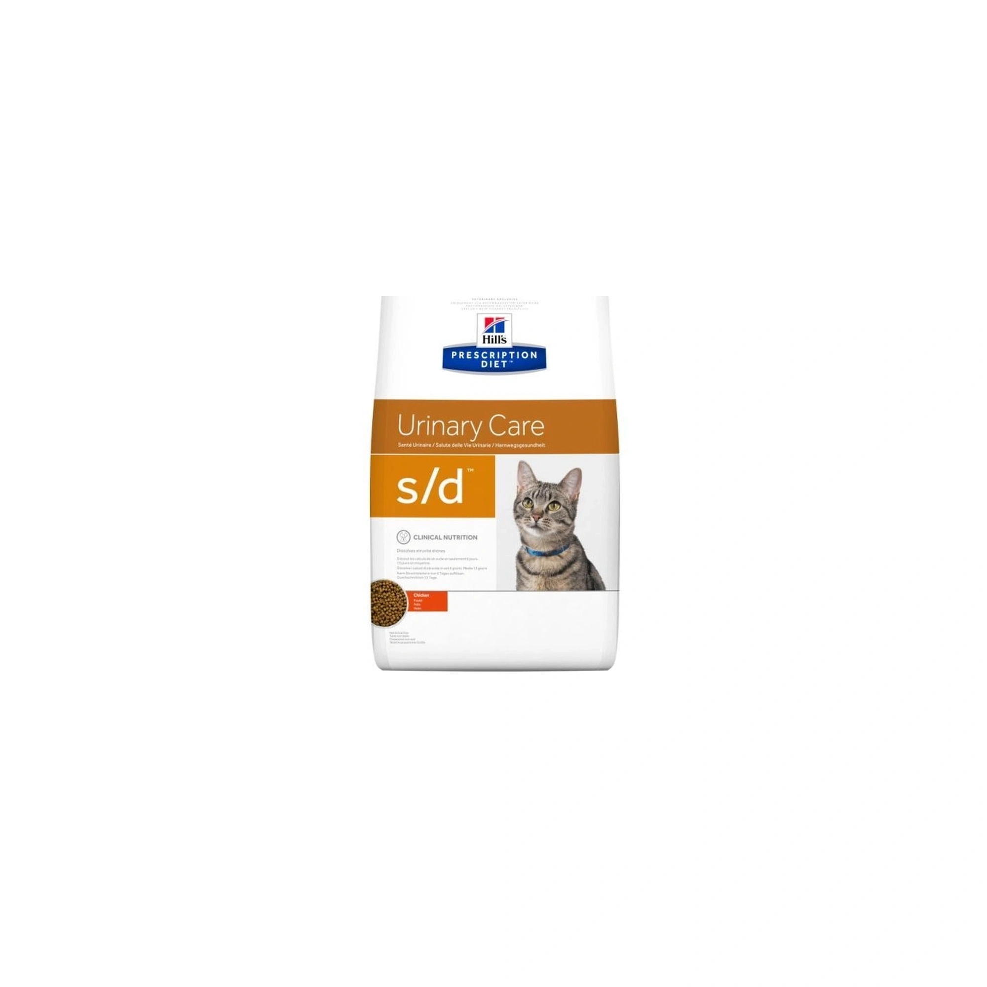 Hills Pescription Diet Feline S/D 5 kg - struvit húgykő feloldás