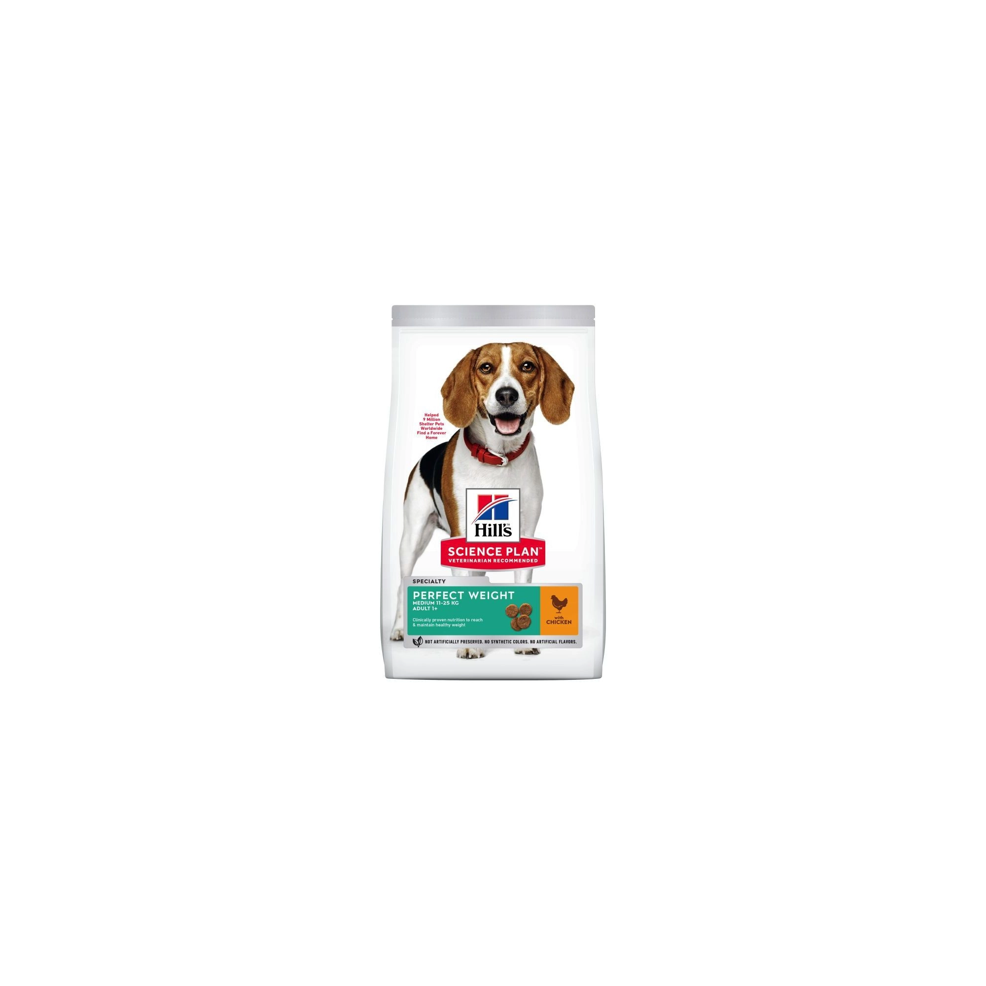 Hills Science Plan Canine Adult Perfect Weight Medium 2 kg