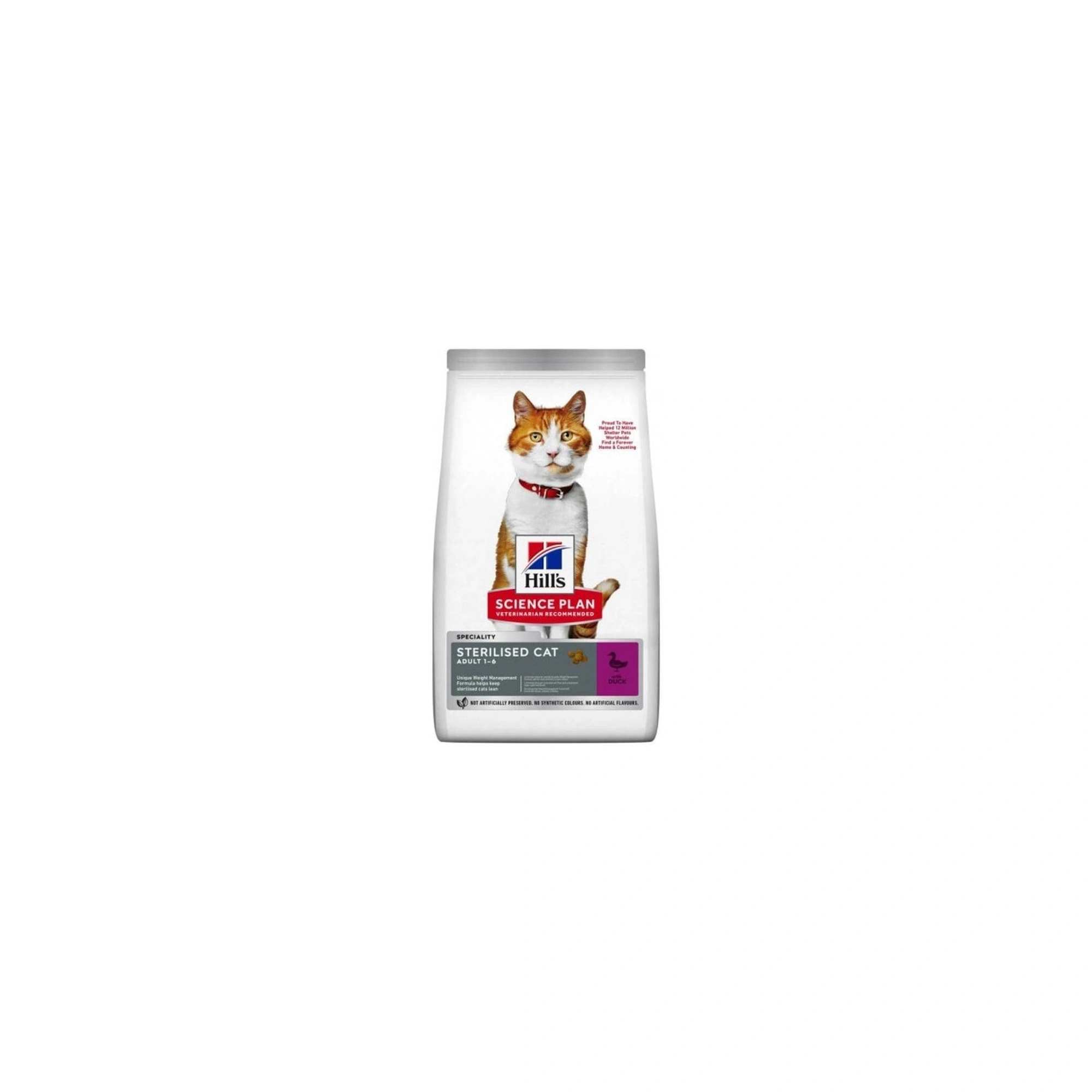 Hills SP Feline Adult SterilizedCat Duck 1,5 kg