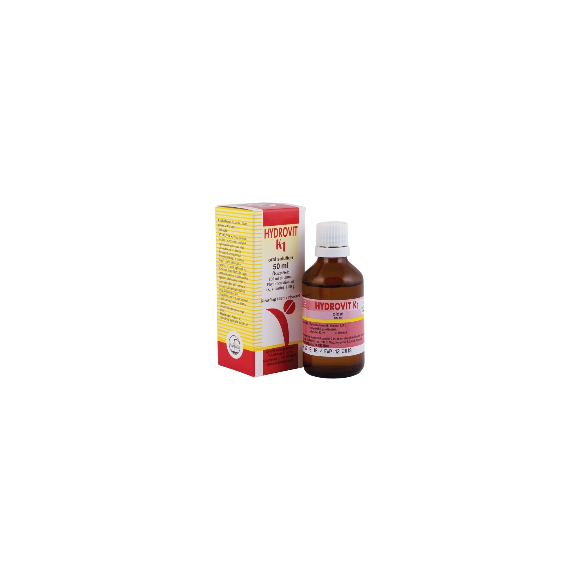 Hydrovit K1 oldat 50 ml