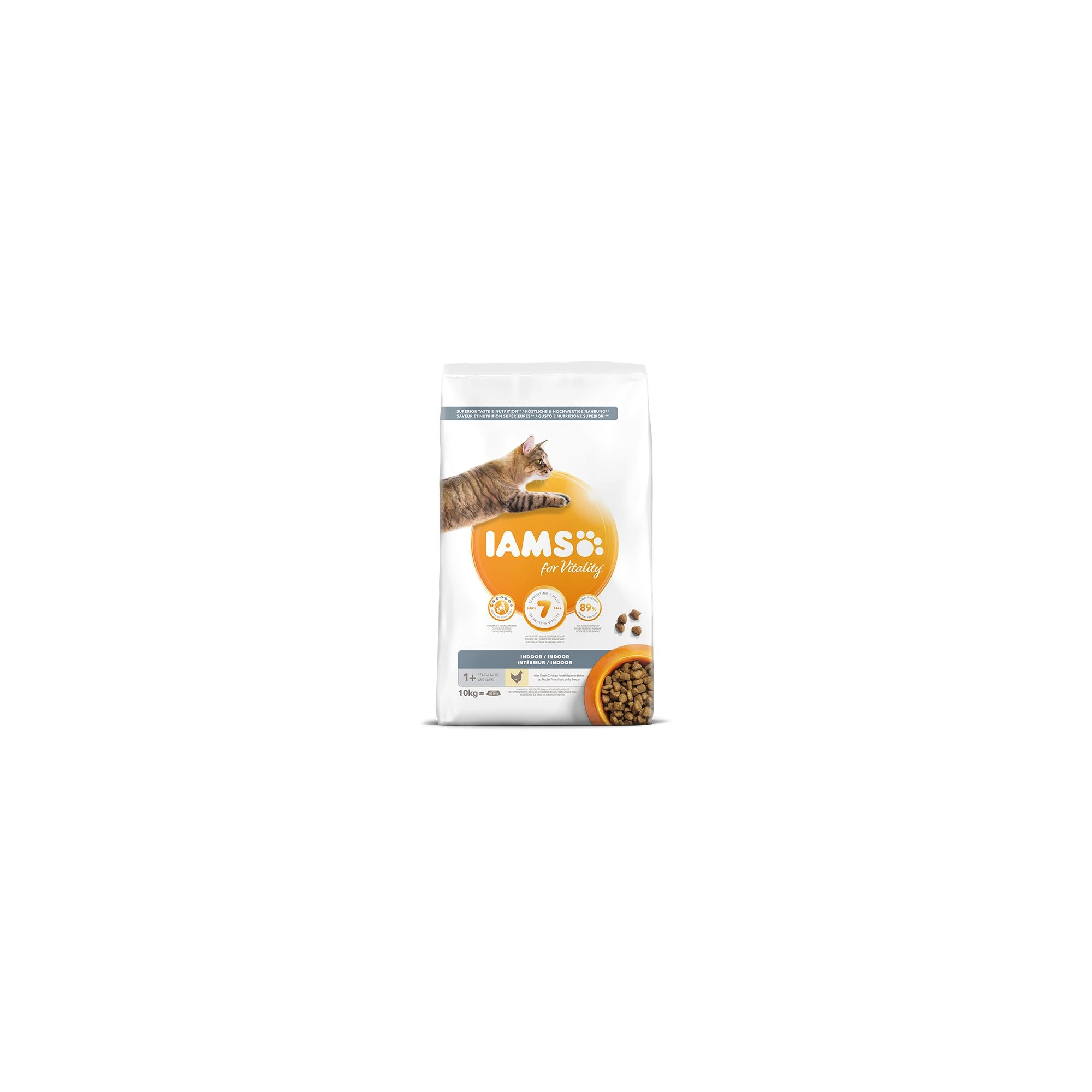 Iams Cat Adult Indoor csirke macskatáp 10kg
