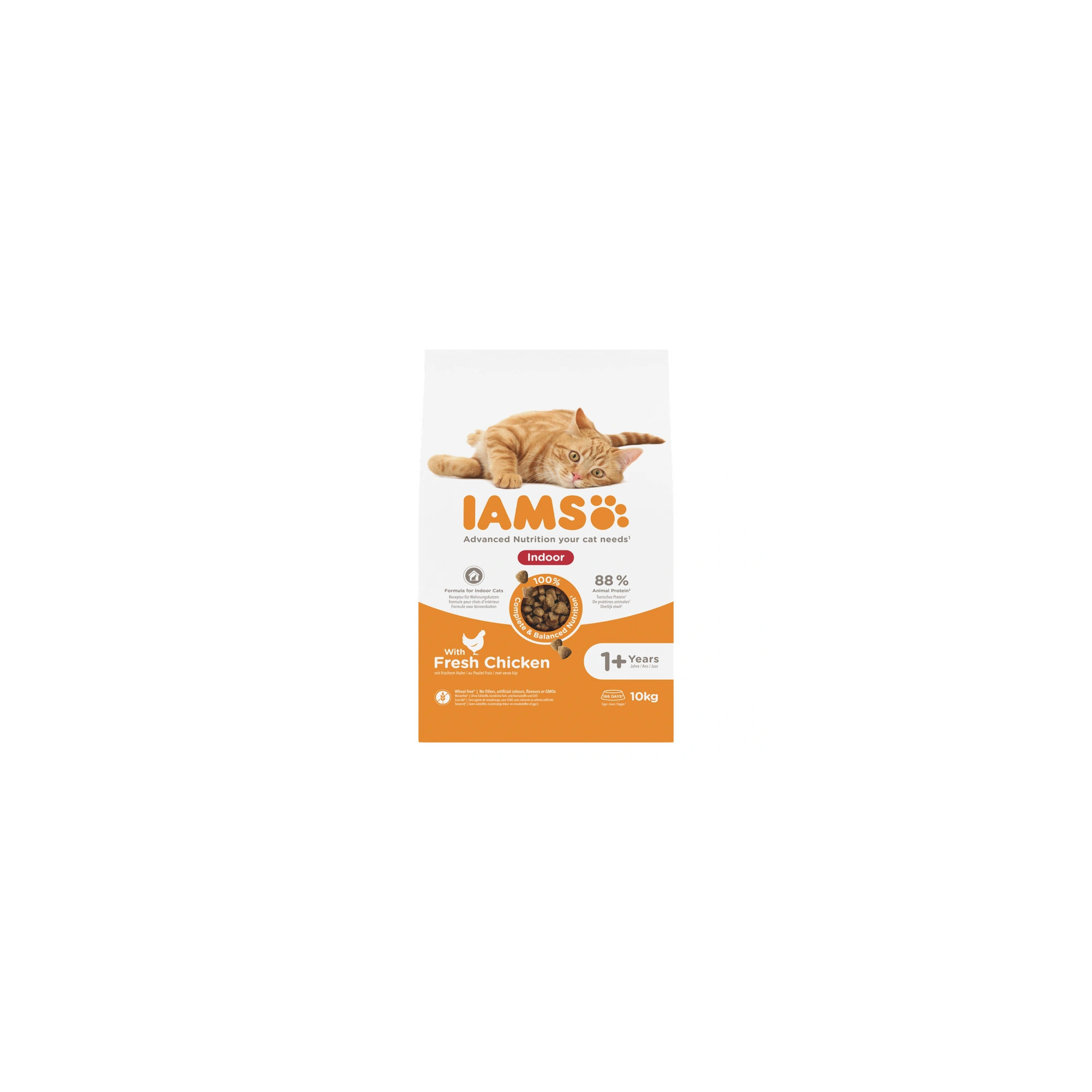 Iams Cat Adult Indoor csirke macskatáp 10kg