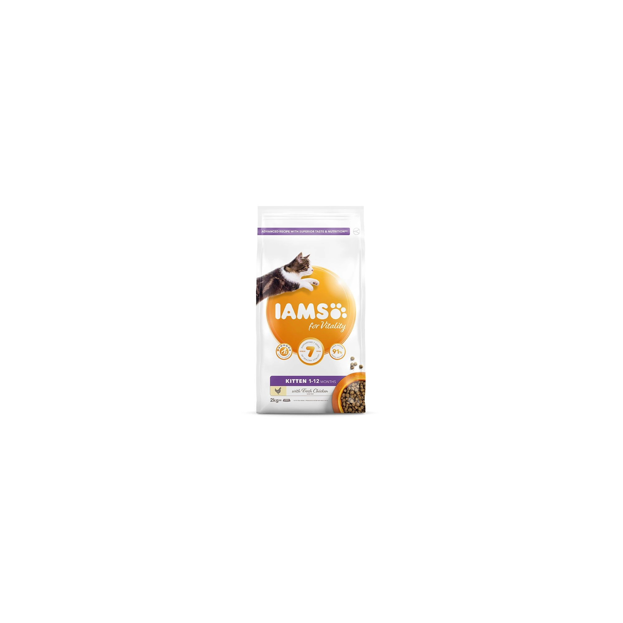 Iams Cat Kitten csirke macskatáp 2kg