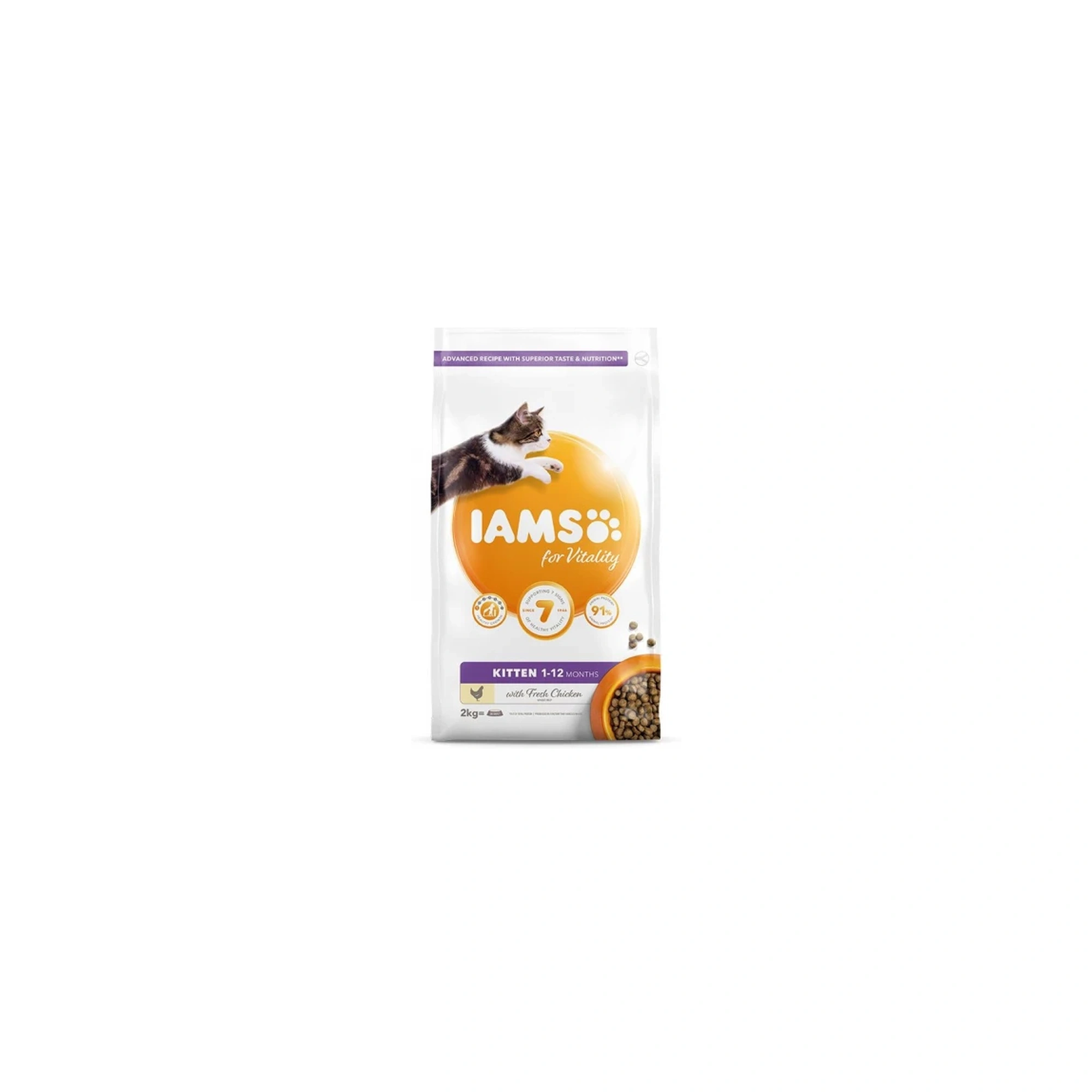 Iams Cat Kitten csirke macskatáp 2kg