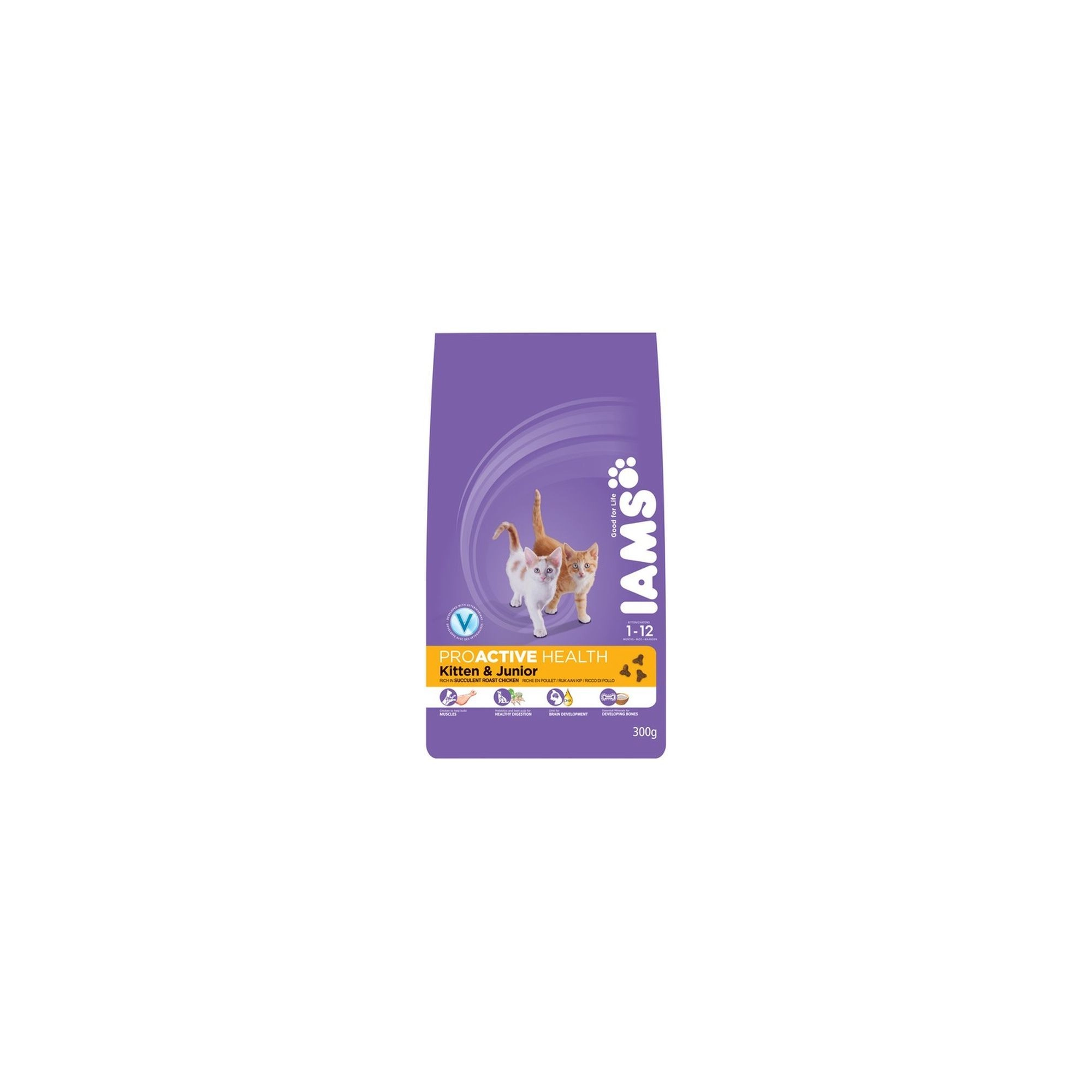 Iams Cat Kitten & Junior Chicken 300g