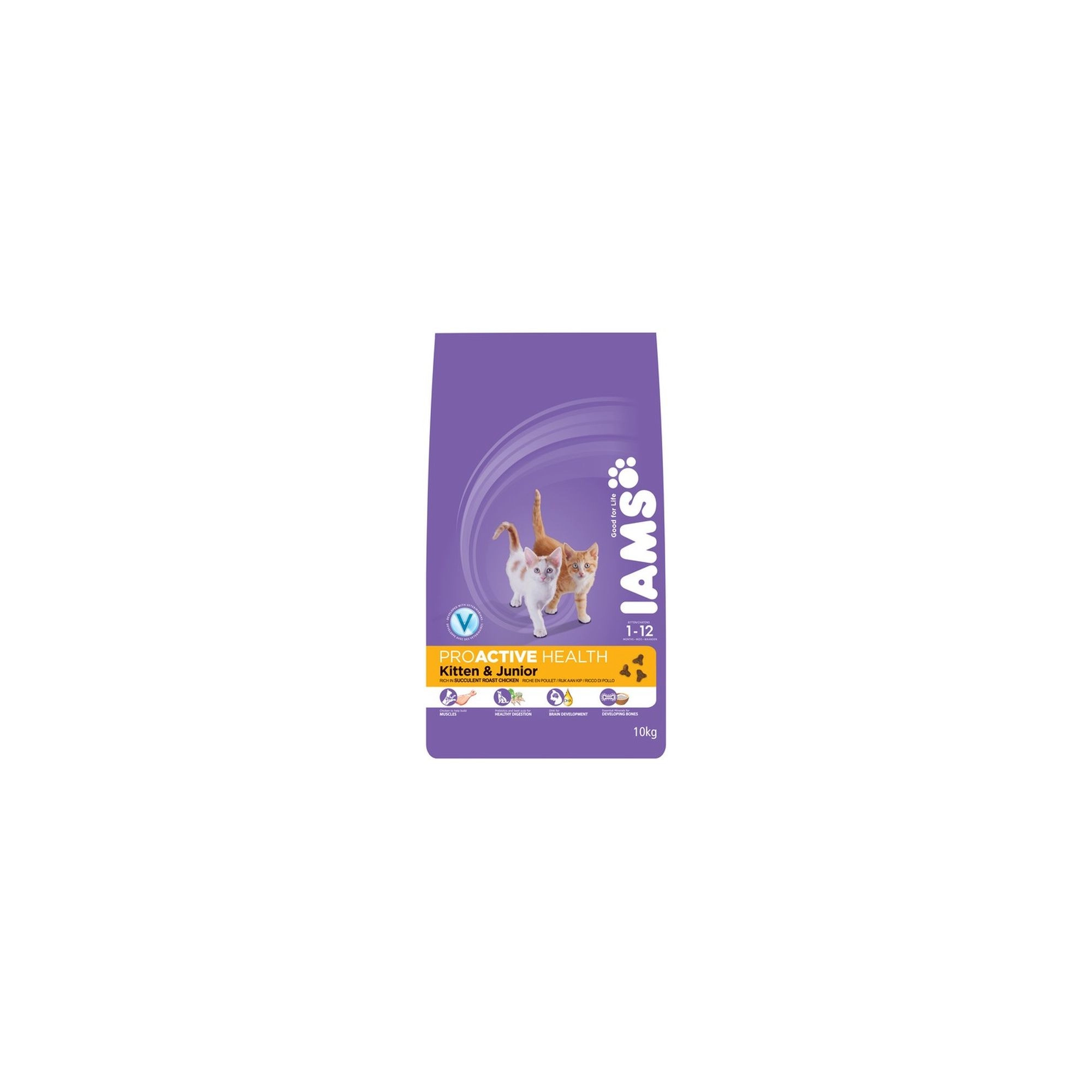 Iams Cat Kitten & Junior Chicken macskatáp 10kg