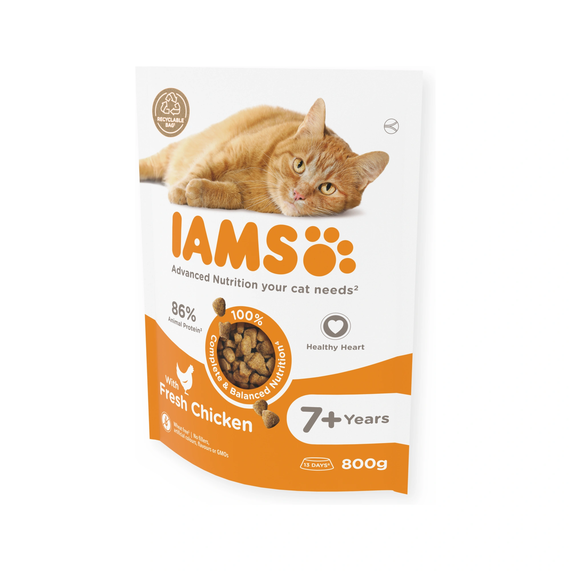 -Iams Cat Senior csirke 800gr