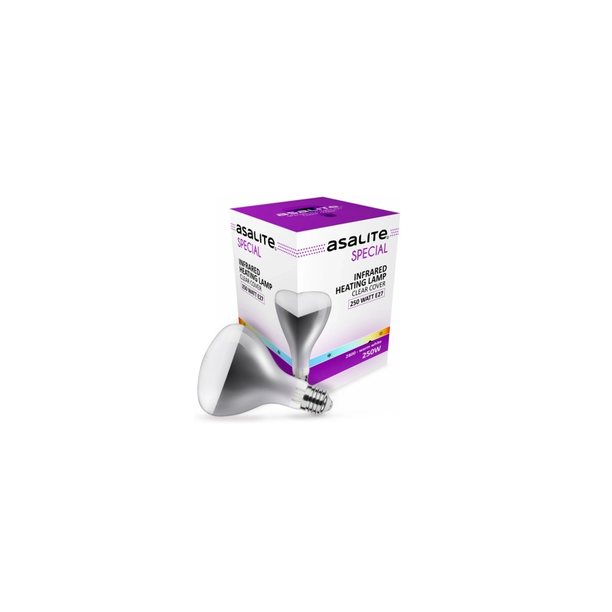 Infralámpa Izzó Fehér 250 W E27