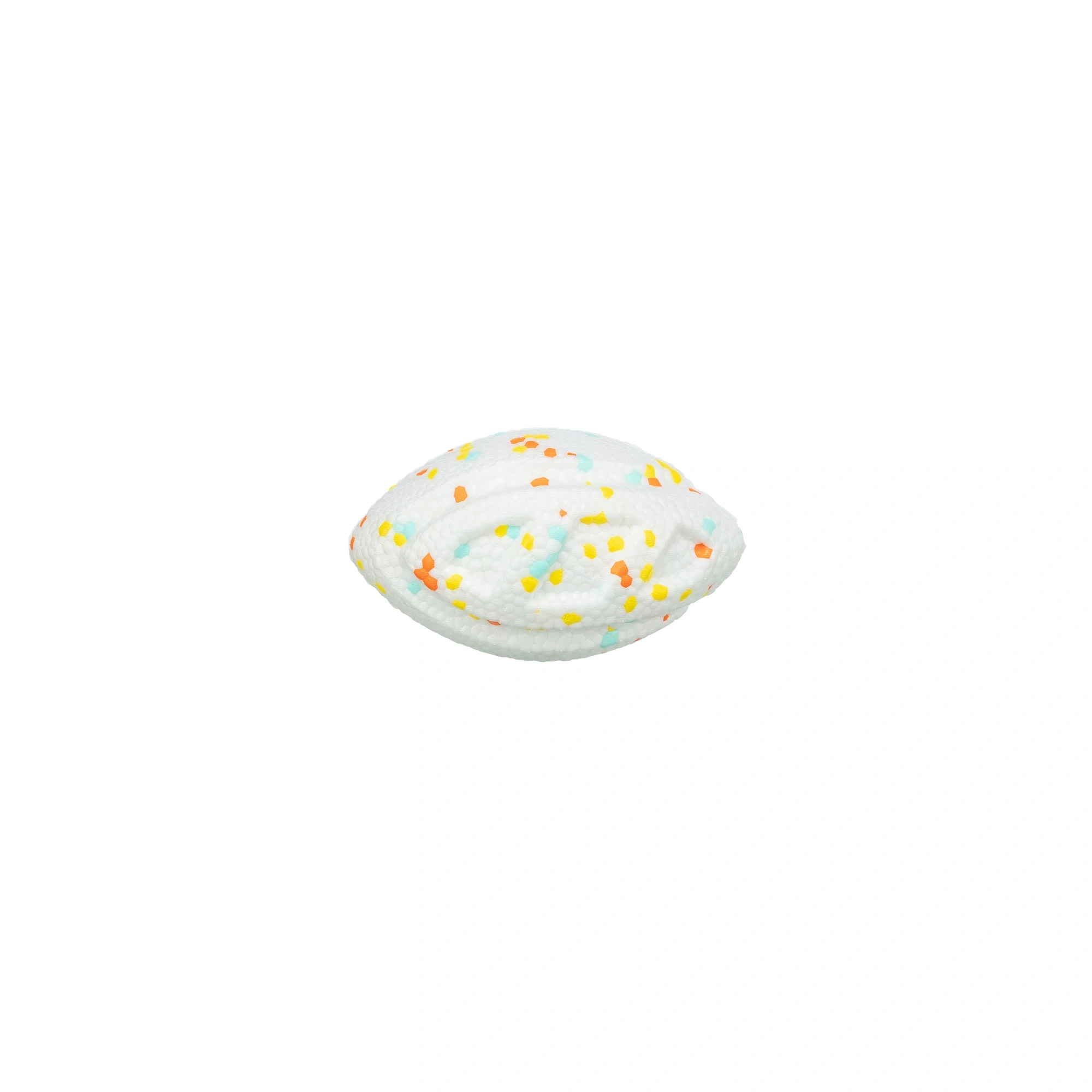 .Játék Light & Strong, rugby labda, EPS, 12,5 cm, fehér/többszínű