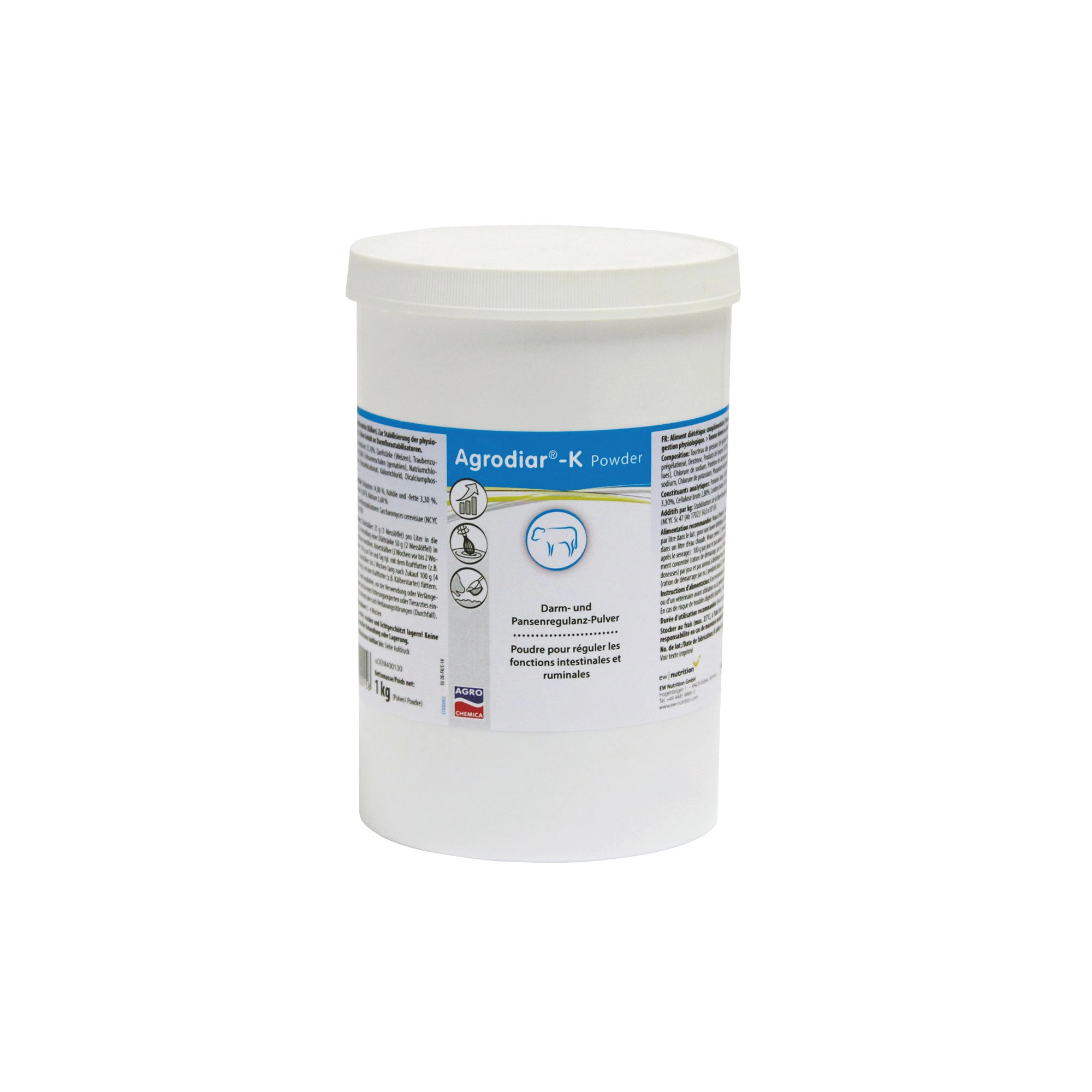 KERBL Agrodiar - K 1 kg plastic jars