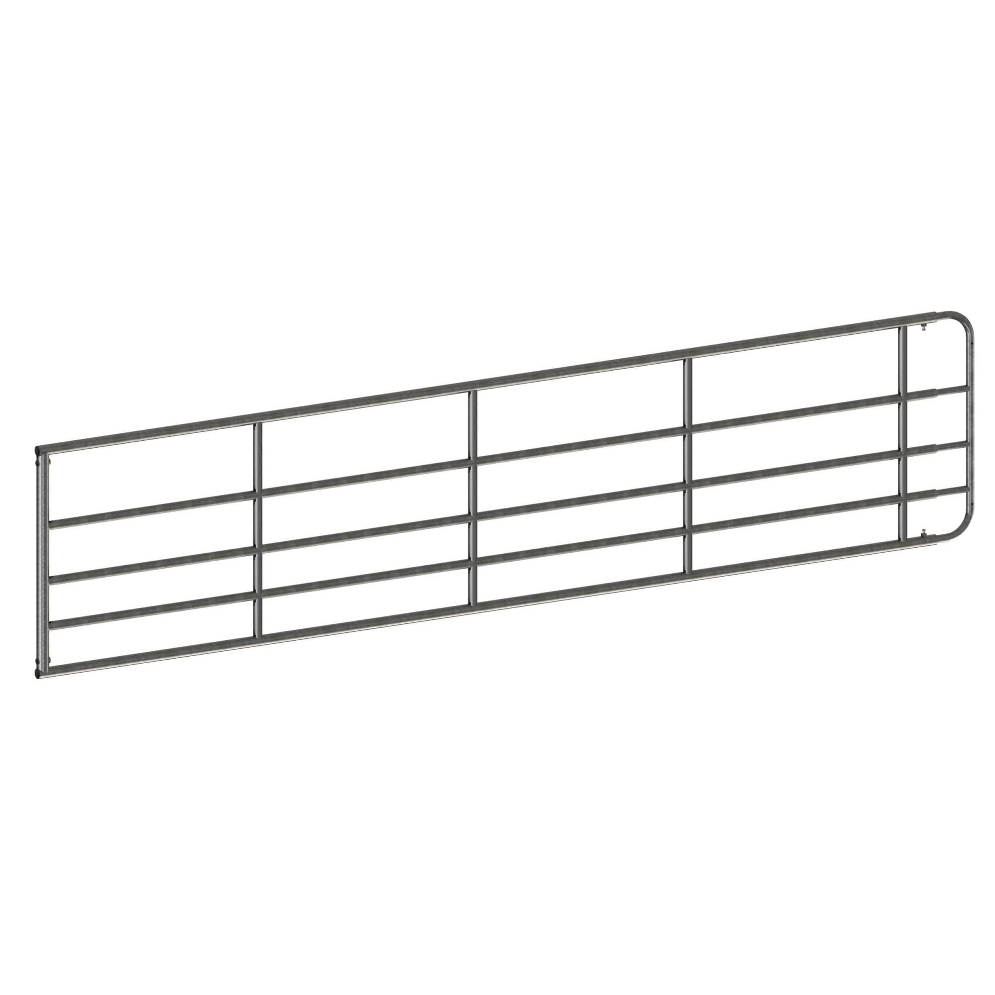 KERBL Állítható kapu, 2-3 m, magasság: 90 cm, horganyzott