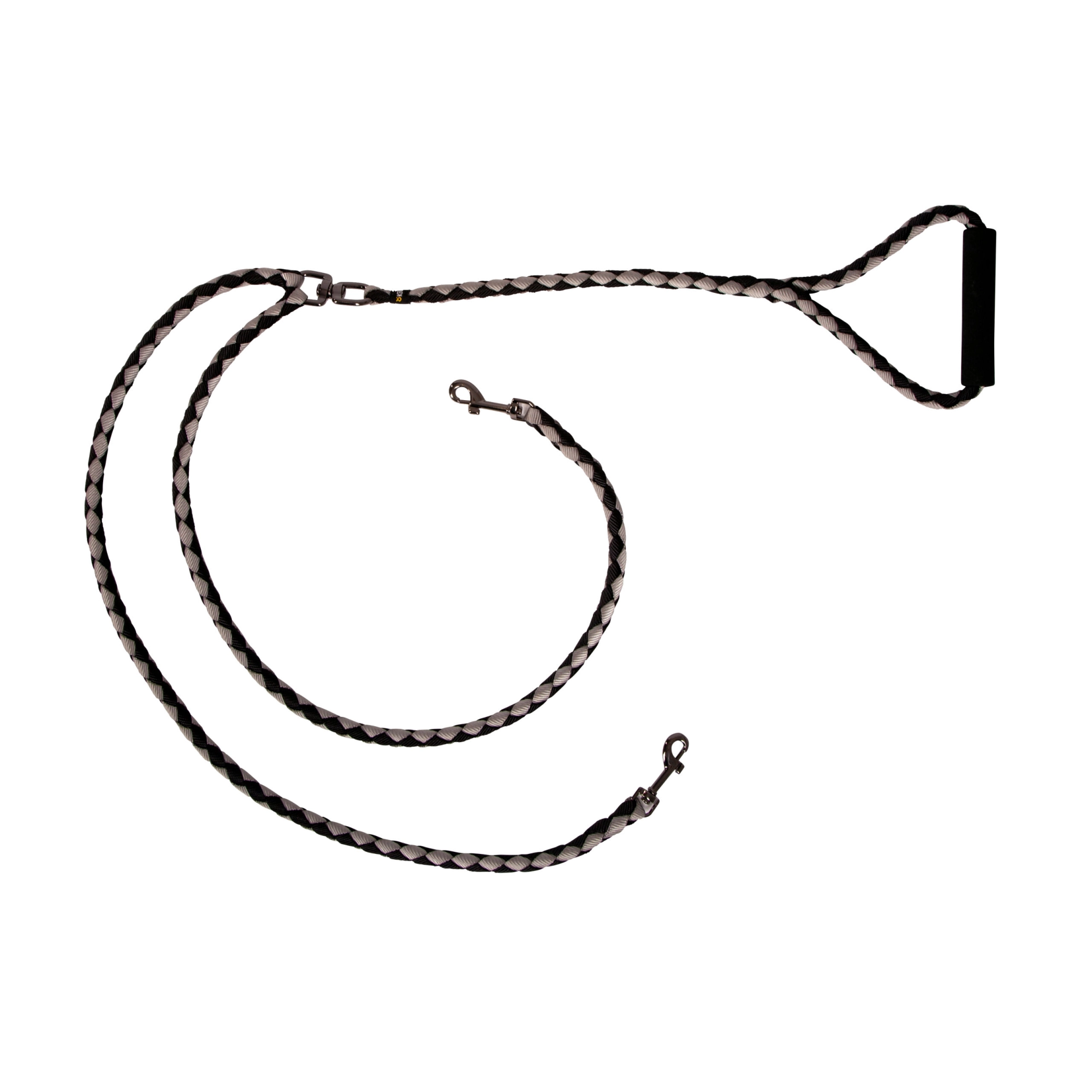 KERBL Dupla póráz, 12mmx140 cm, fekete