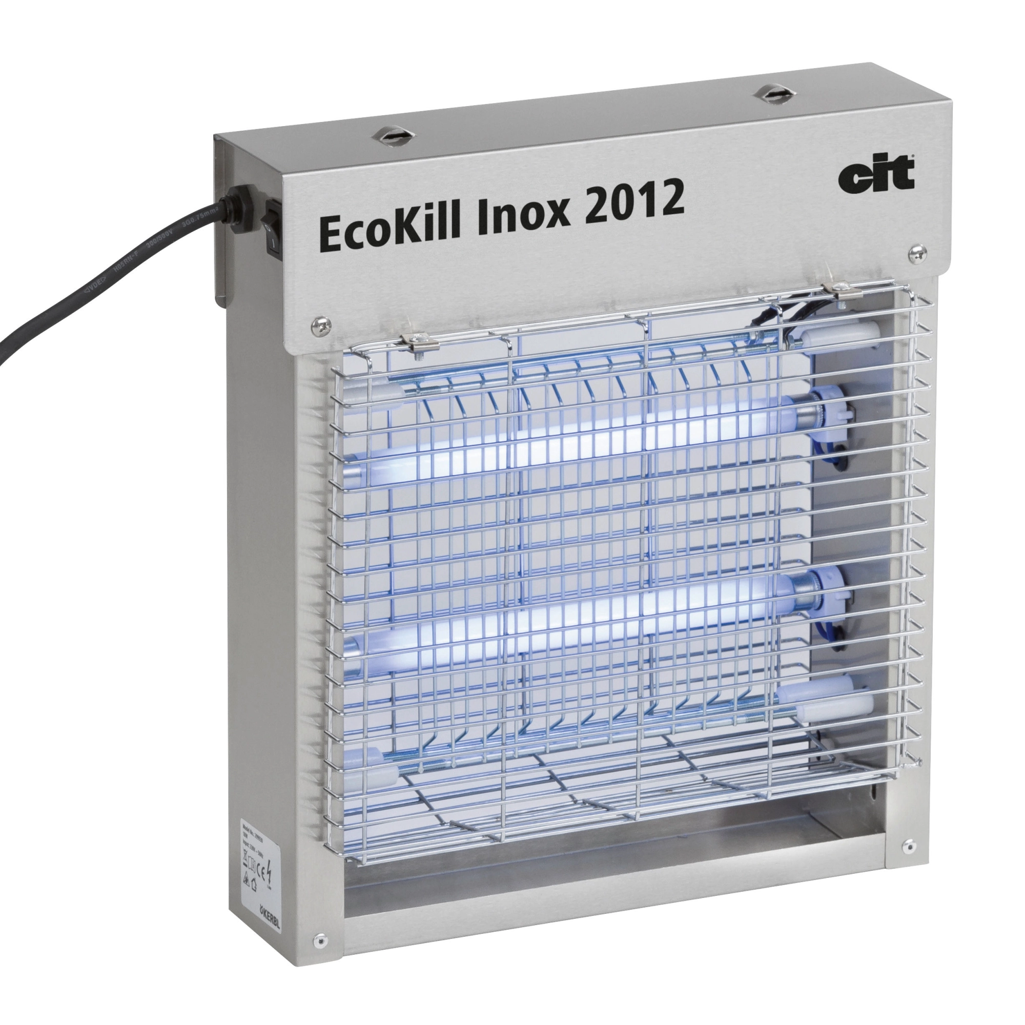 KERBL EcoKill elektromos légycsapda, inox, 2x6W