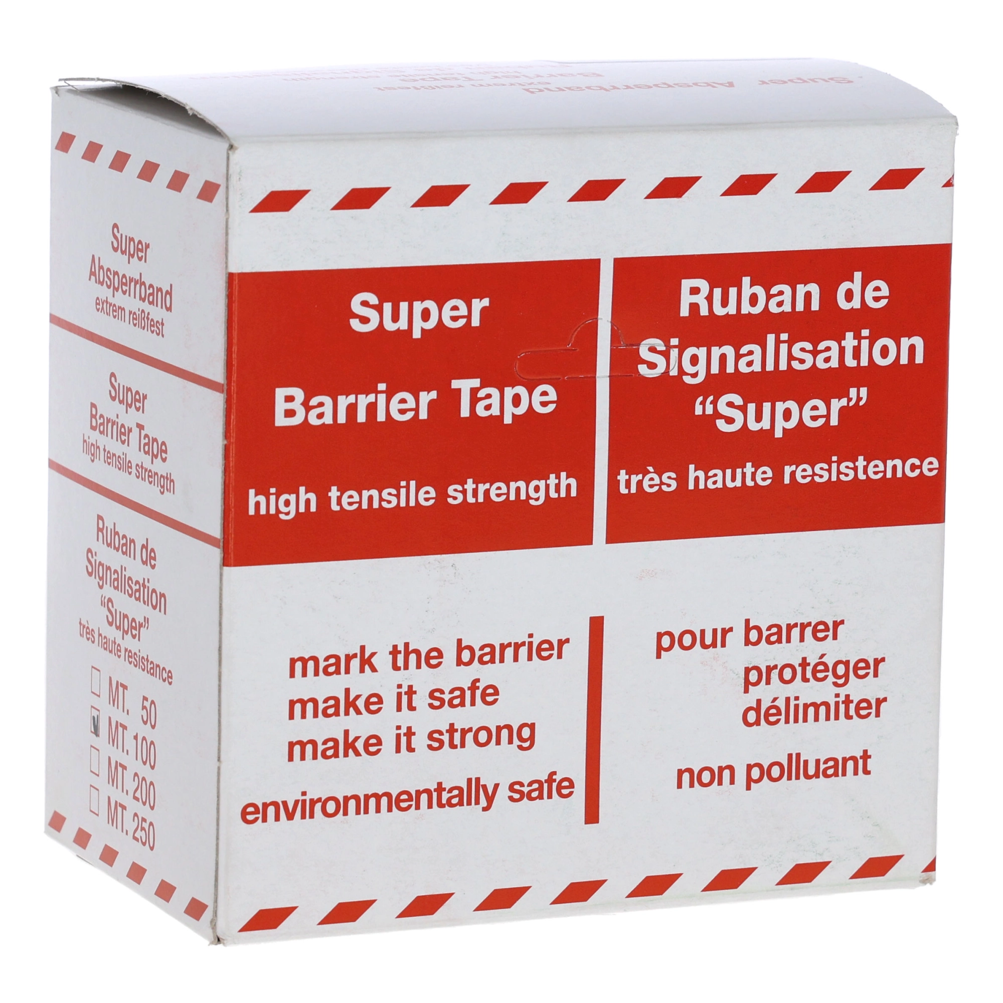 KERBL Elválasztó szalag, piros-fehér csíkos, 100m x 80 mm