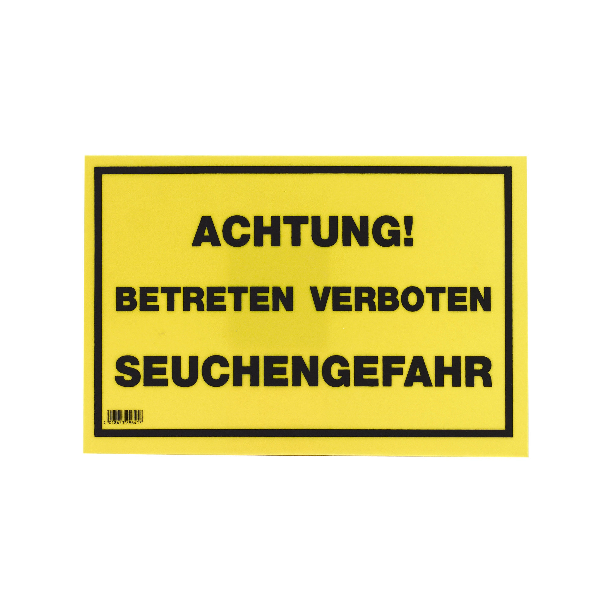 KERBL Figyelmeztető tábla 20x30cm