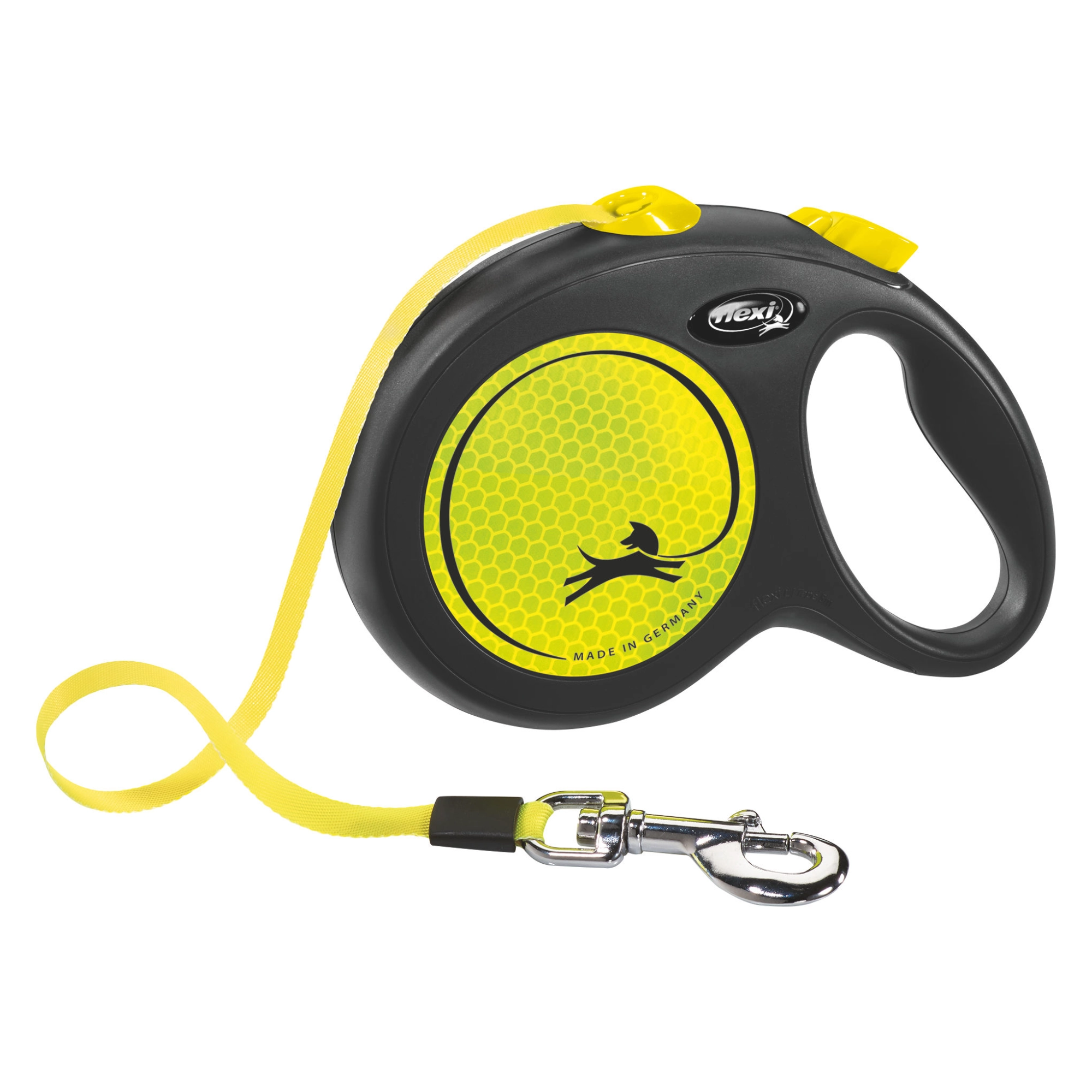 KERBL Flexi NEON póráz L, 5m, 50kg-ig, neonsárga