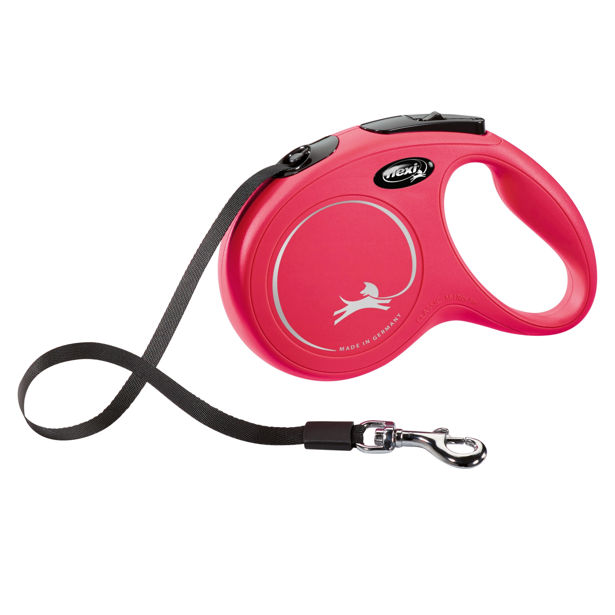 KERBL Flexi póráz New Classic M, 5m, 25kg-ig, piros