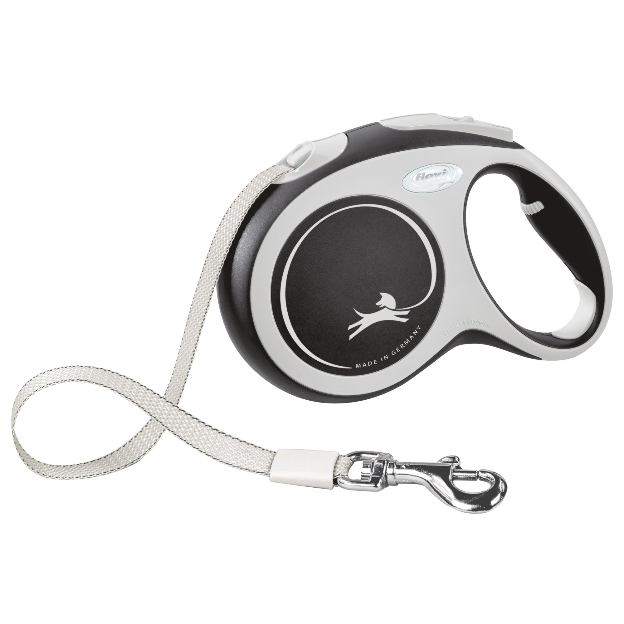 KERBL Flexi NEON póráz L, 5m, 60kg-ig, fekete