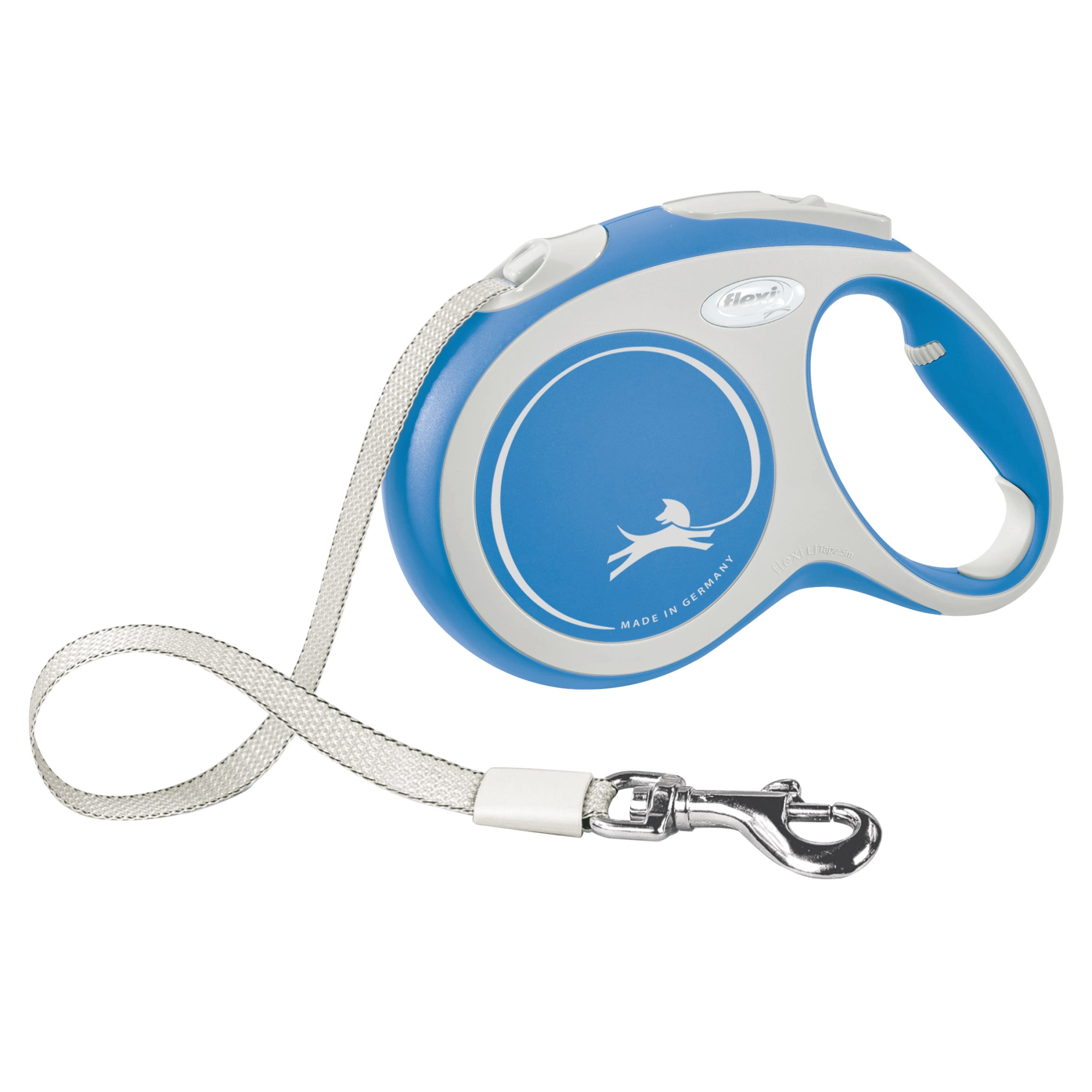 KERBL Flexi NEON póráz L, 5m, 60kg-ig, kék