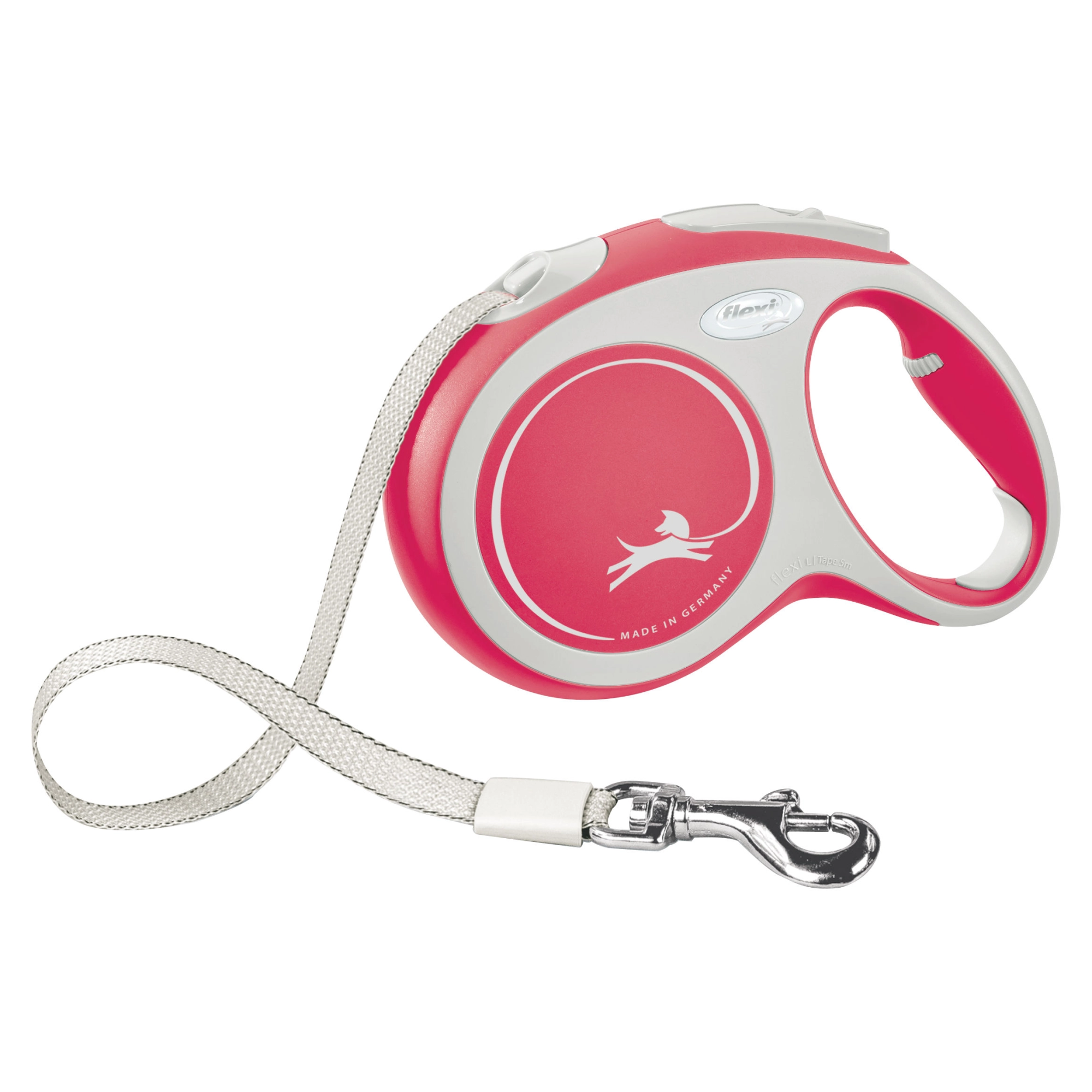 KERBL Flexi NEON póráz L, 5m, 60kg-ig, piros