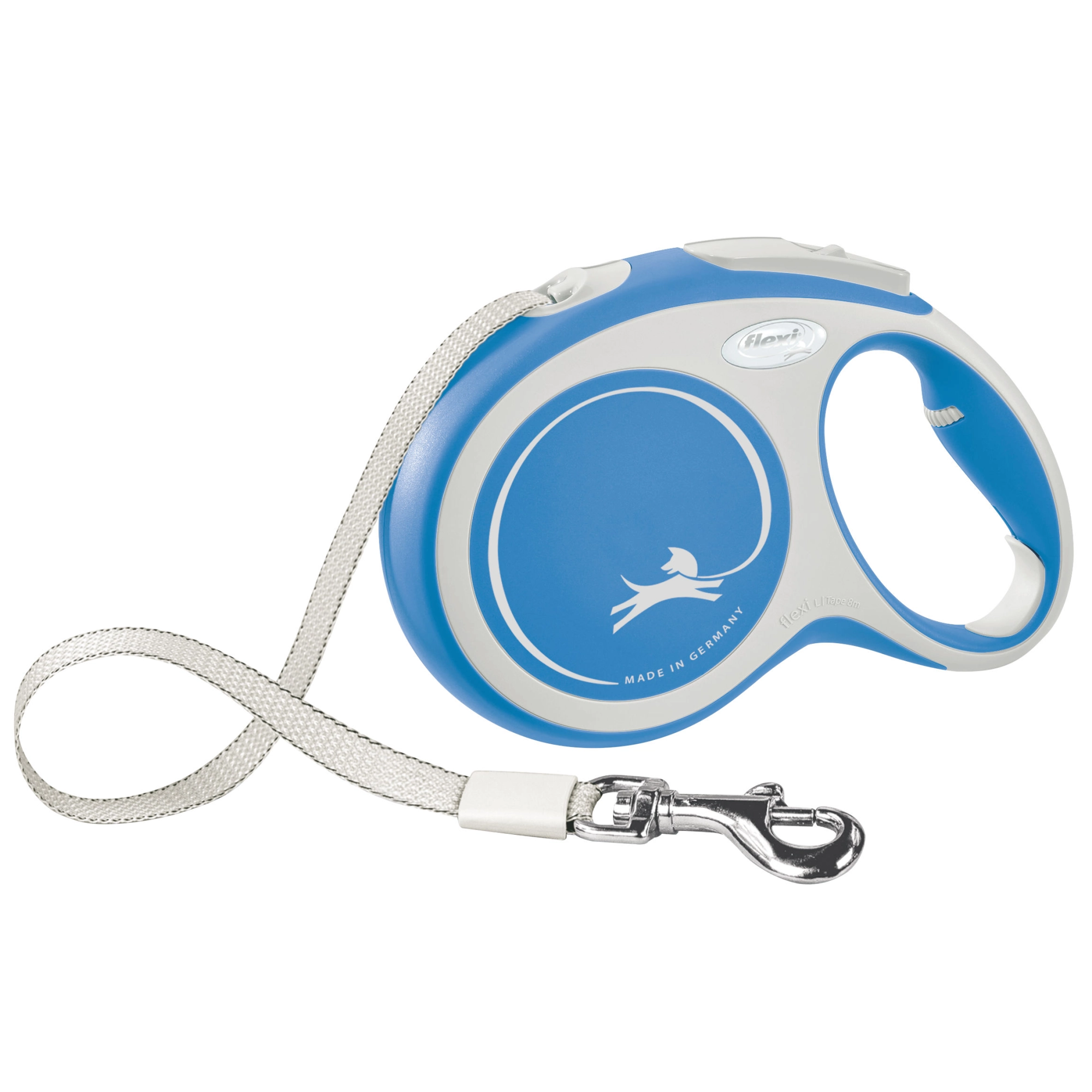 KERBL Flexi NEON póráz L, 8m, 50kg-ig, kék