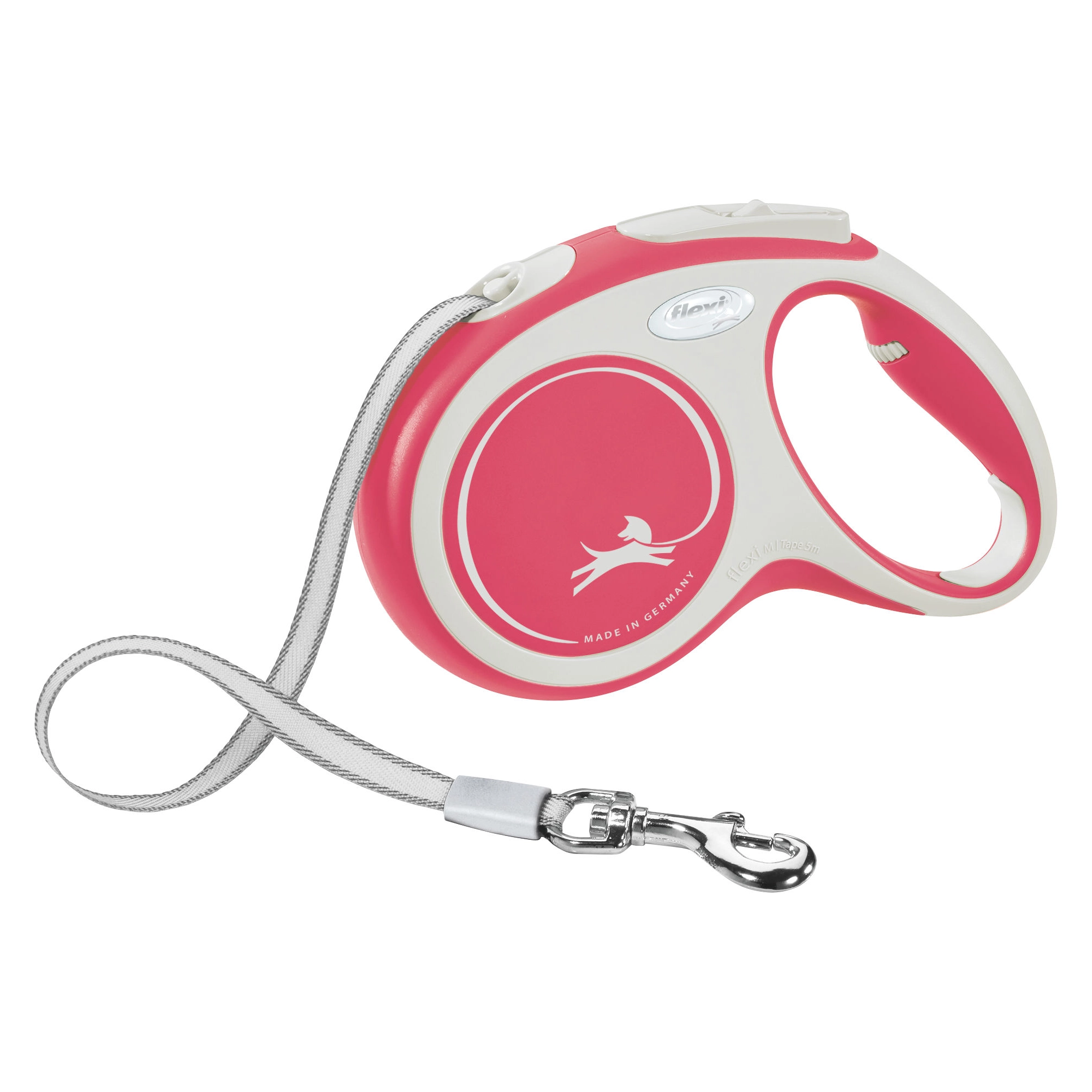 KERBL Flexi NEON póráz M, 5m, 25kg-ig, piros