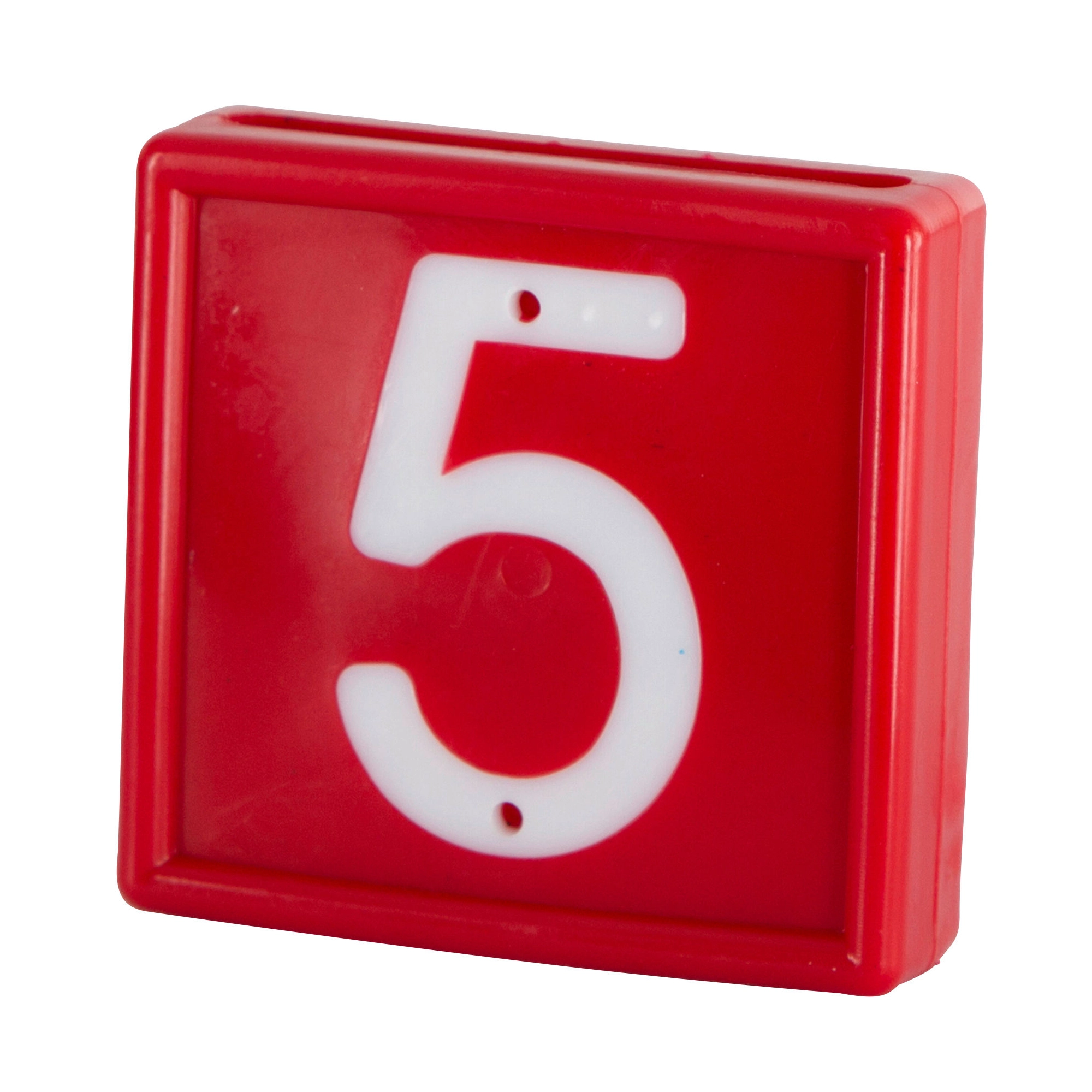 KERBL Jelölőszám, piros, 5