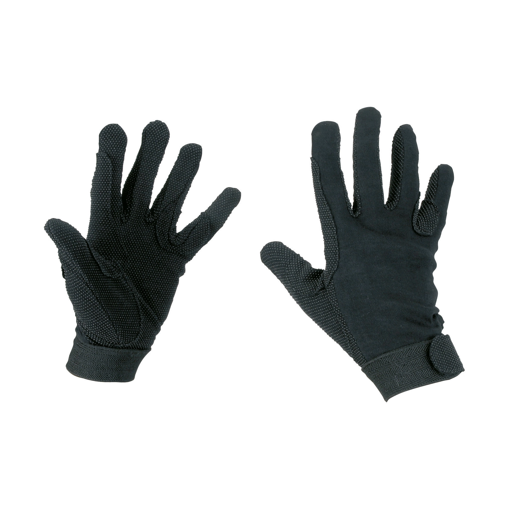 KERBL Jersey lovaglókesztyű, fekete, M