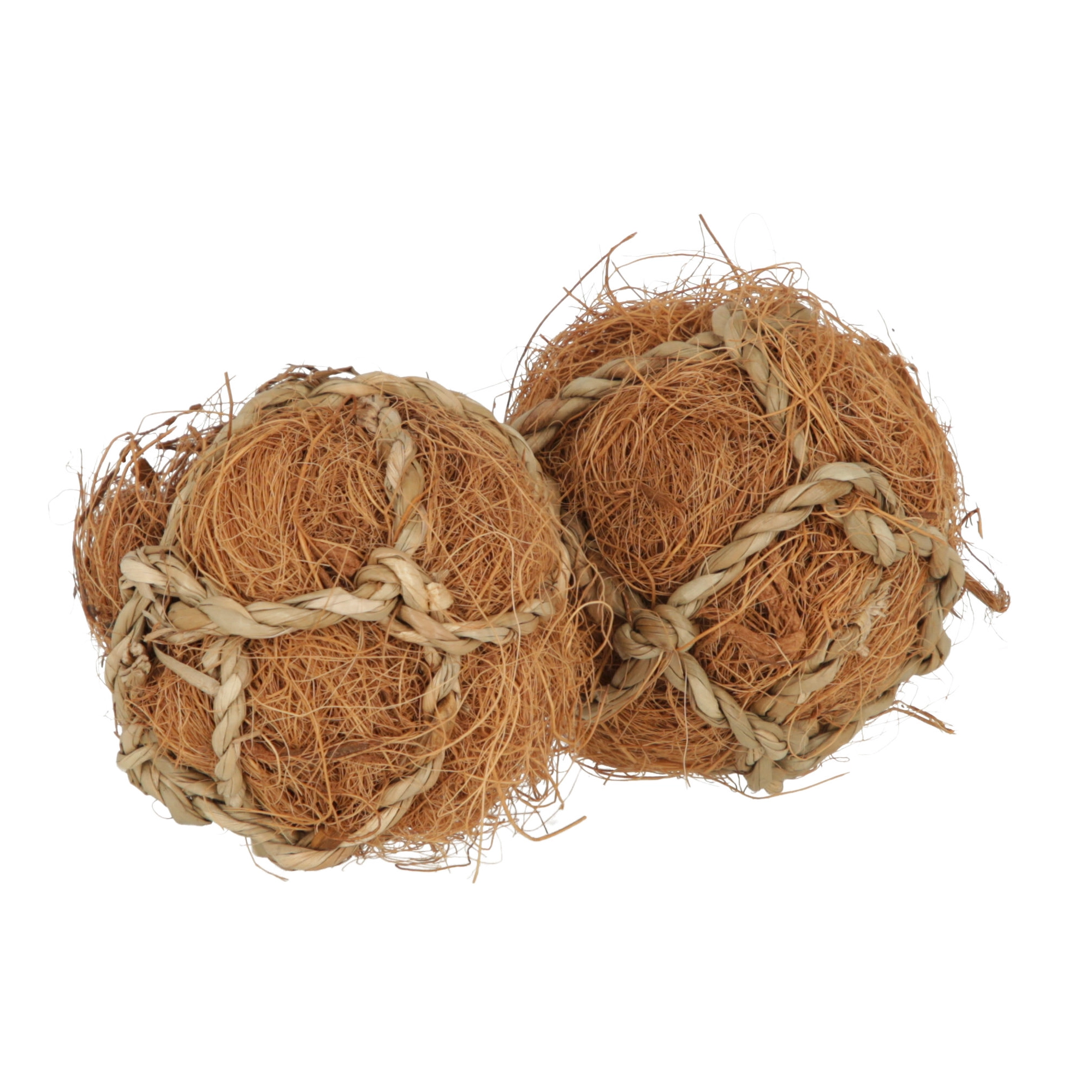 KERBL Kókuszrost játszólabda, 6 cm, 2 db