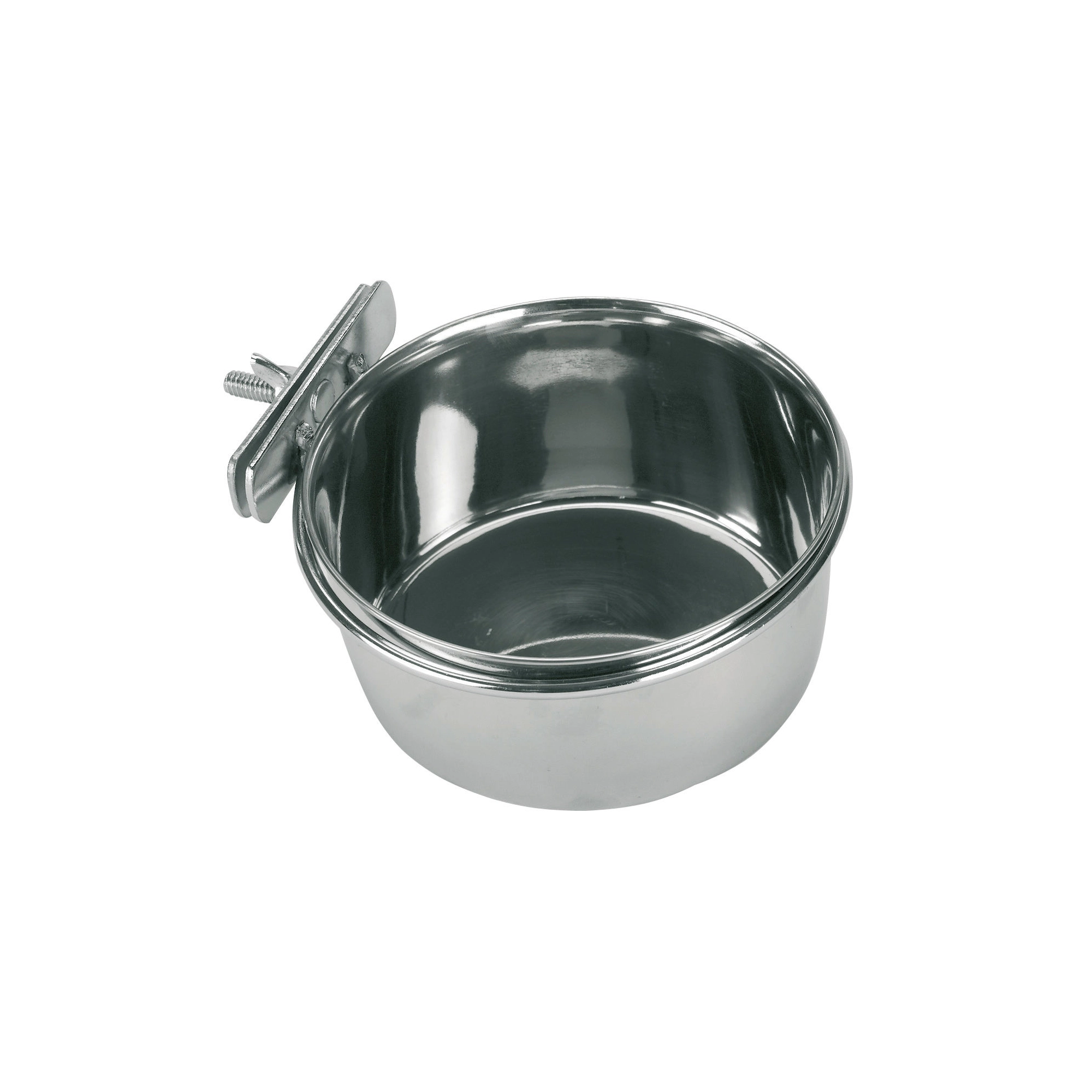 KERBL Madáretető csésze acél 300 ml, 9 cm felcsavarozható