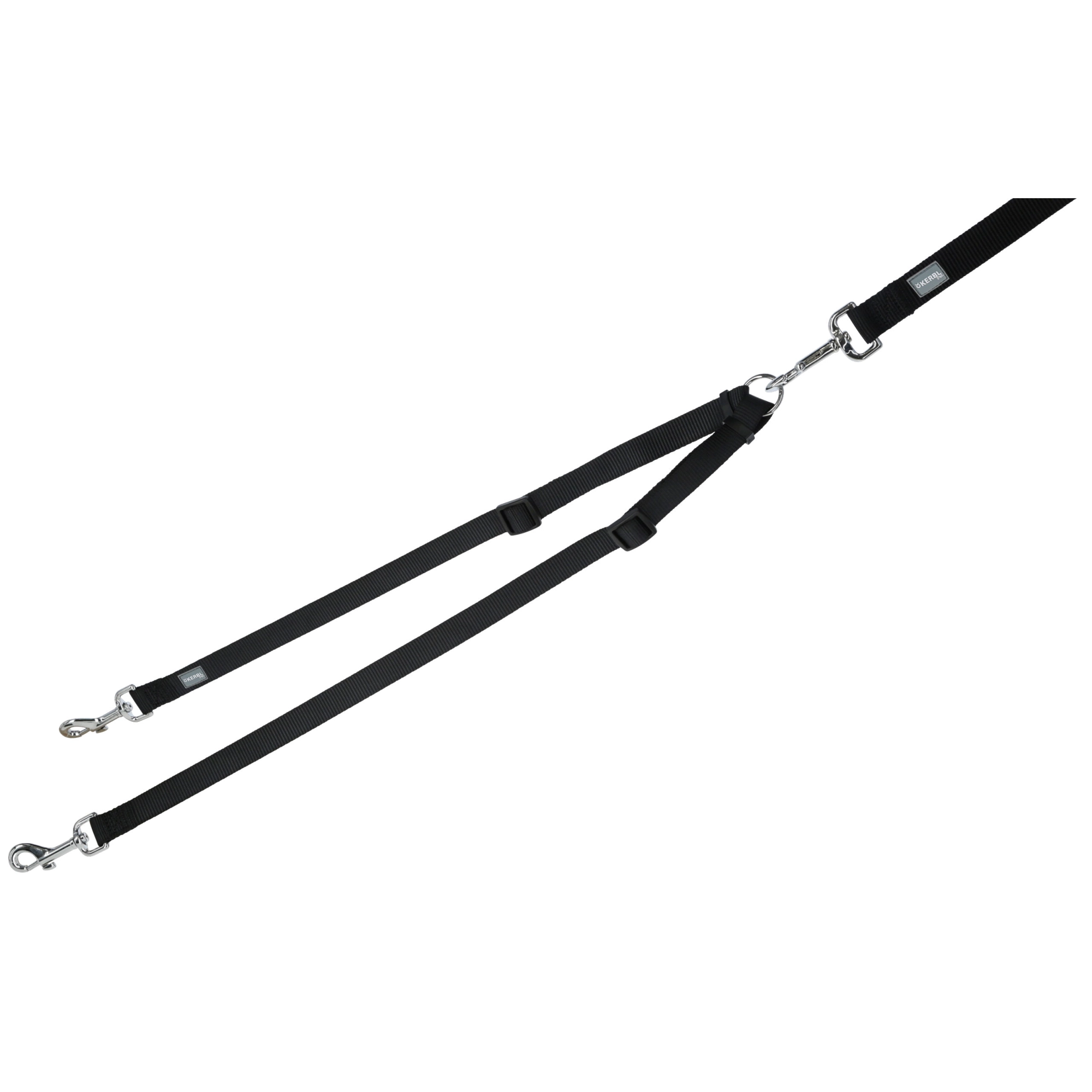 KERBL Miami duplapóráz, fekete, 20mm x 40-70 cm