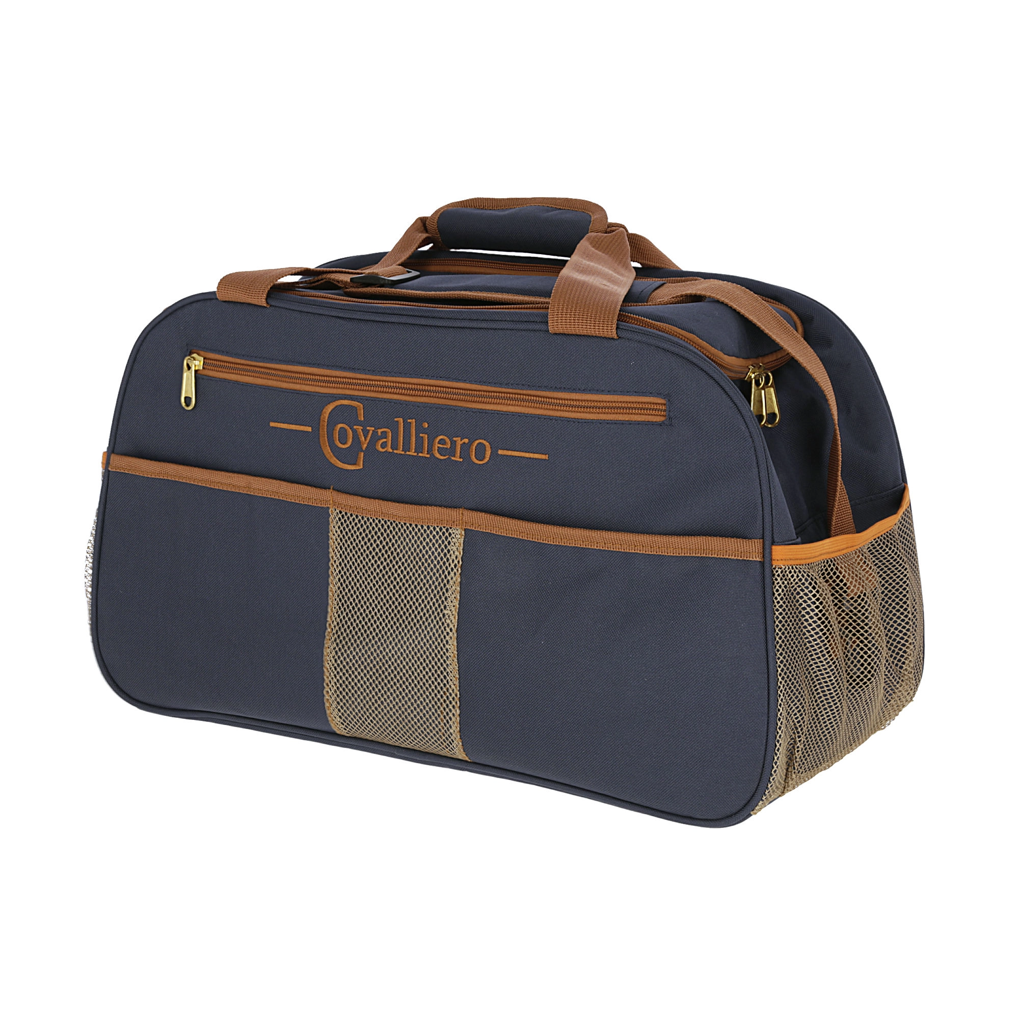 KERBL Milano lóápoló táska, kék/barna