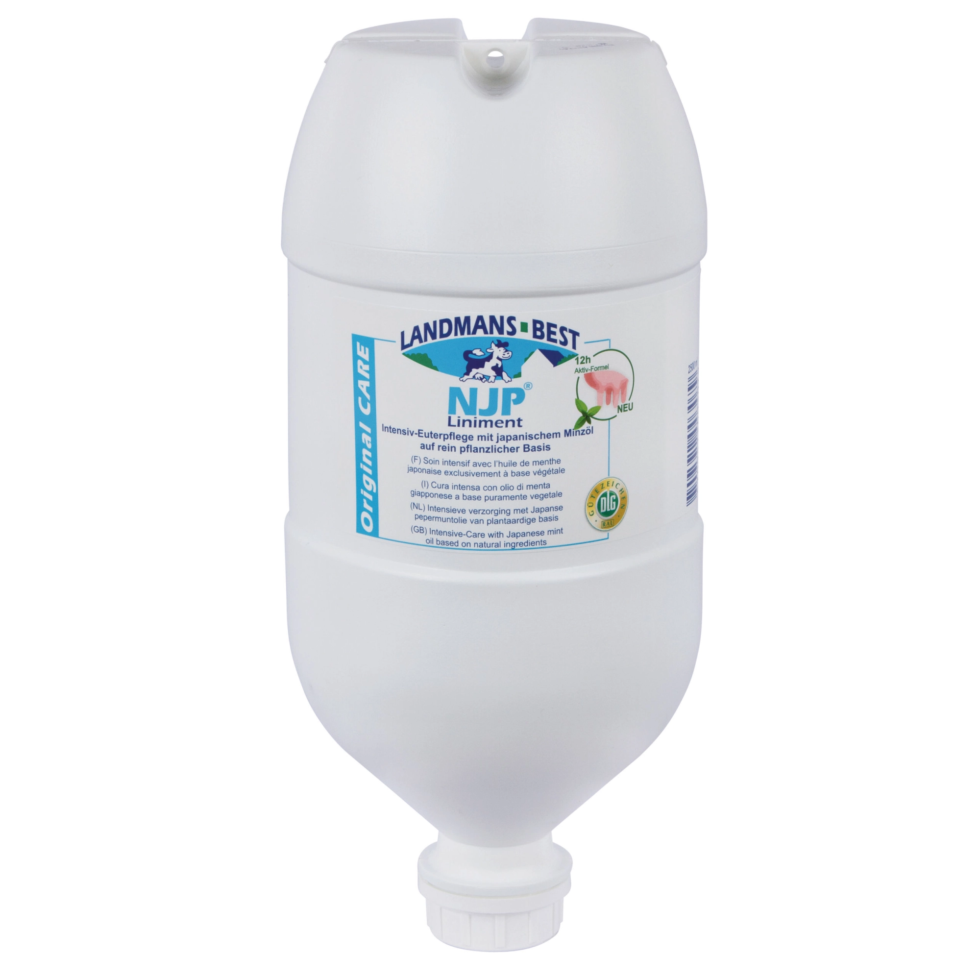 KERBL NJP tőgyápoló japánmentás 2,5 l, adagoló flakonos