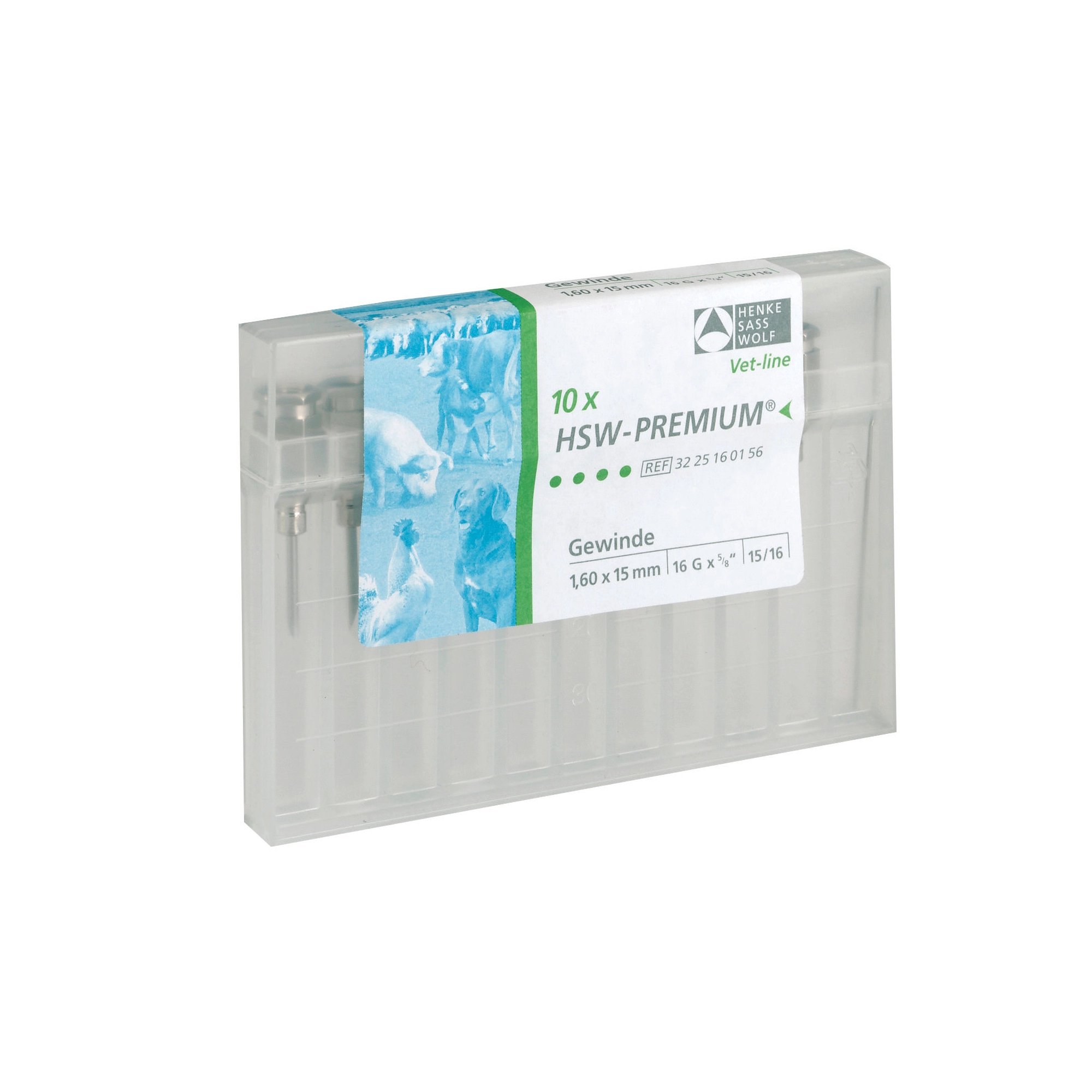 KERBL Tű Premium Gew. 1,6 x 15